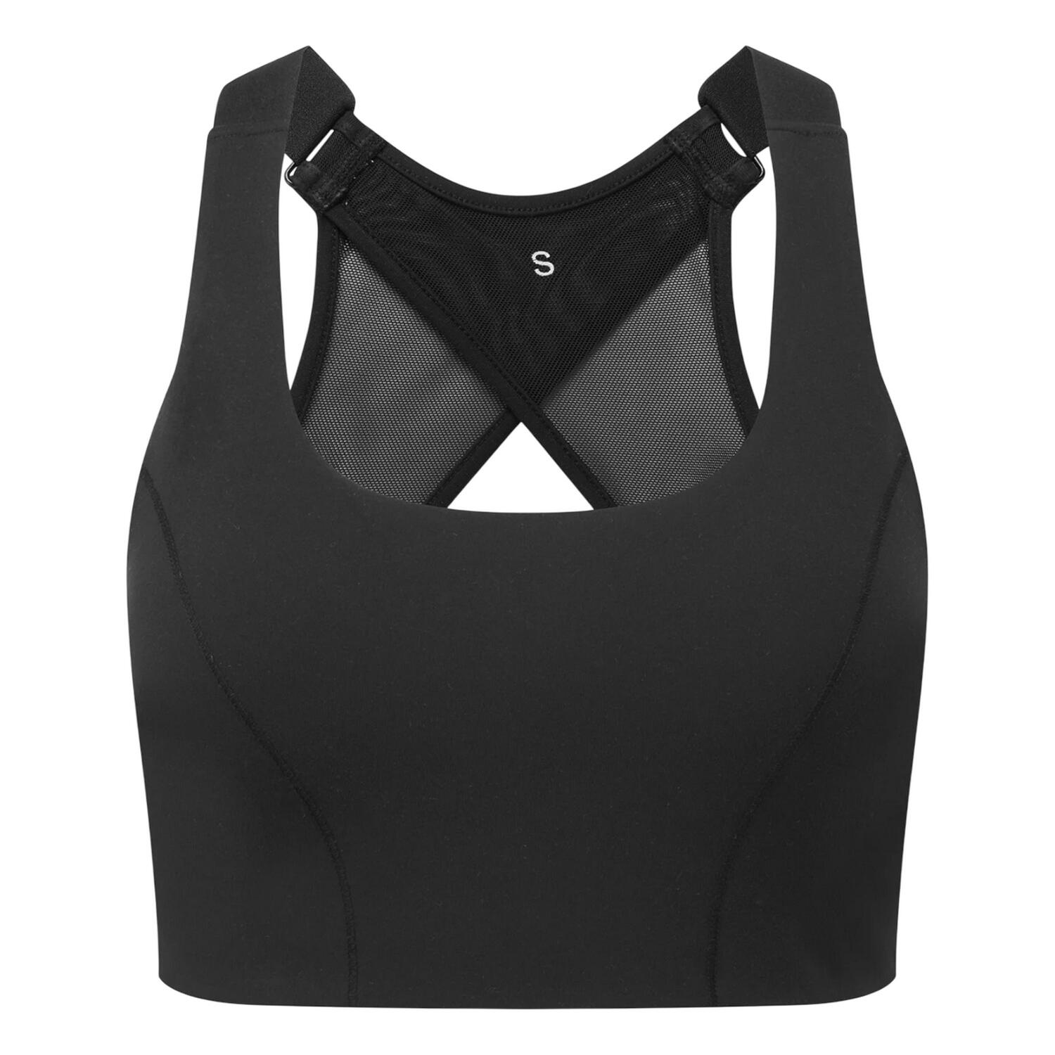 TRIDRI Womens/Ladies HighImpact Sports Bra (Black)