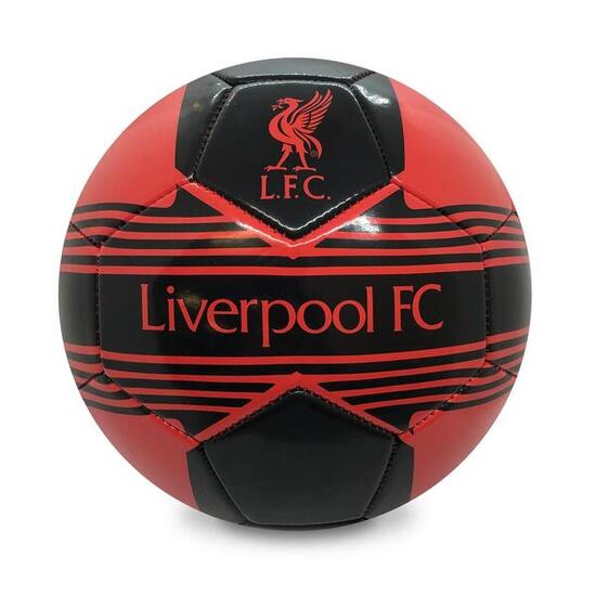 Ballon De Foot Motif/style Emblème (Rouge / Noir) Taille 4