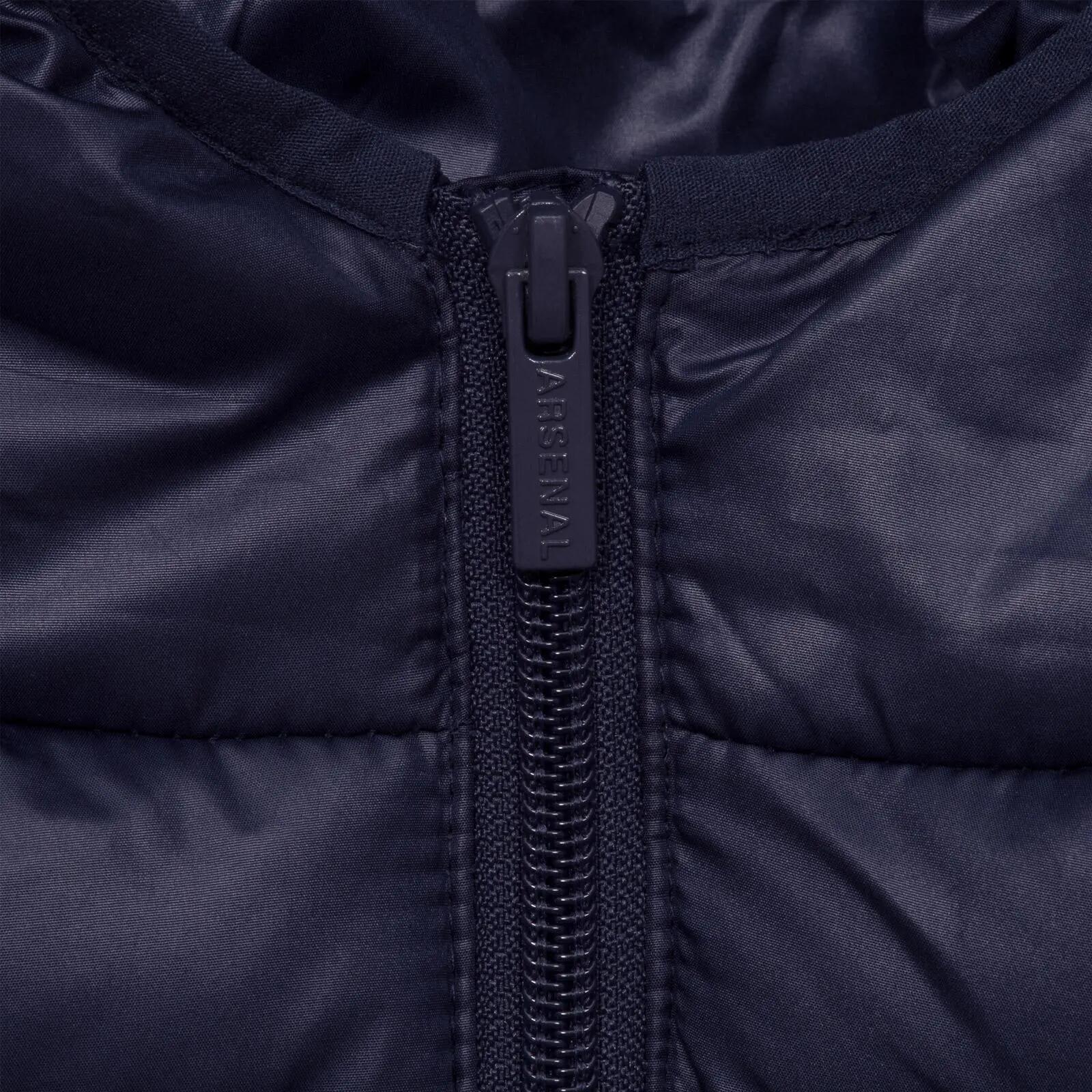 Boys Crest Quilted Jacket (Navy Blue) 2/6
