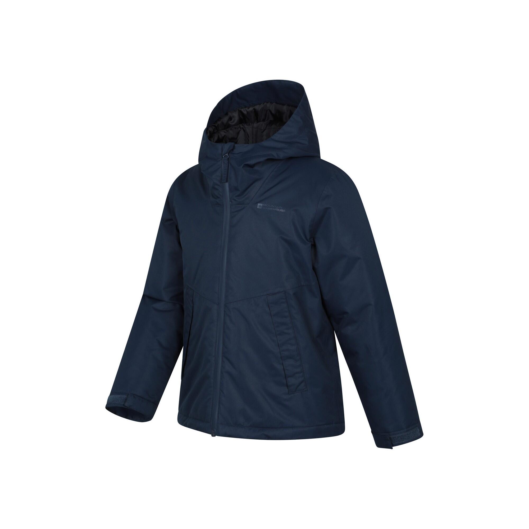 "Ravine" Jacke, wasserfest für , Wattiert Kinder Marine 3/4