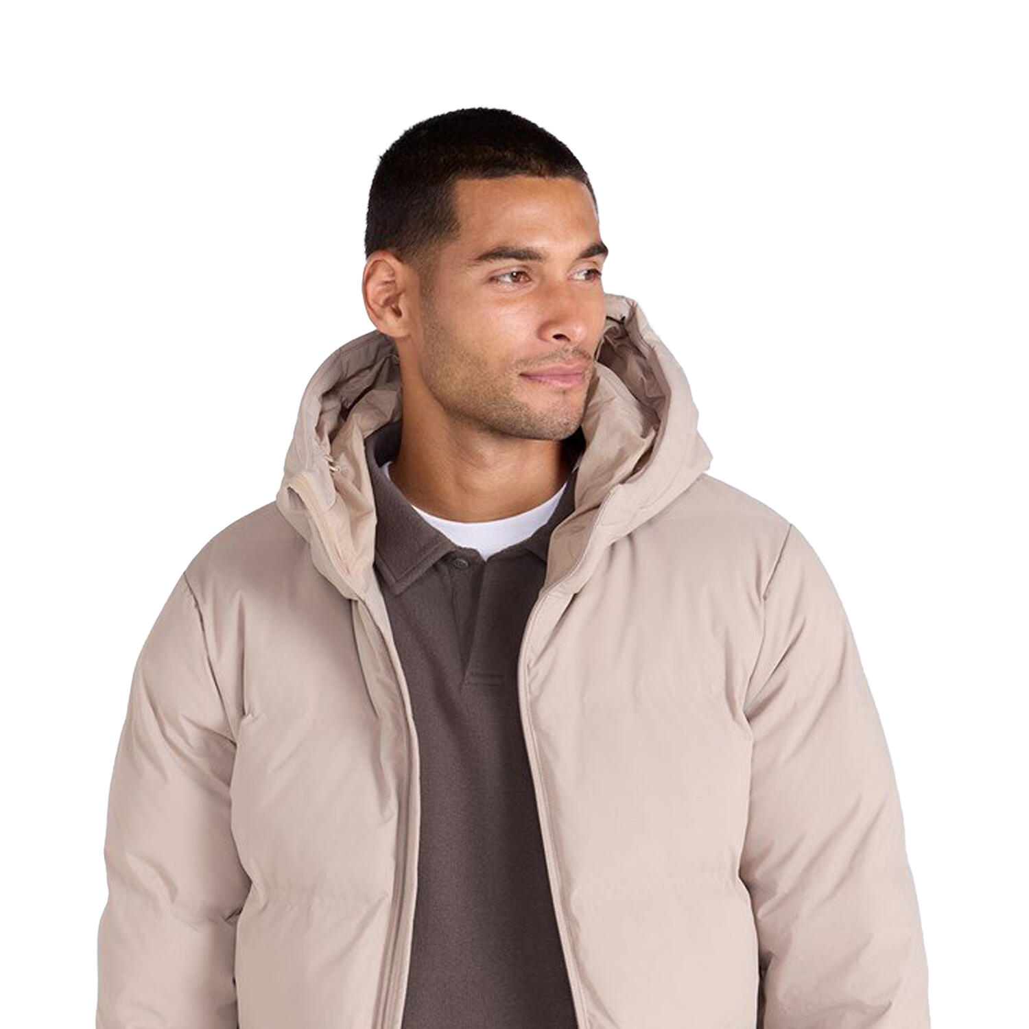 "Tech" Daunenjacke für Herren Beige 3/4
