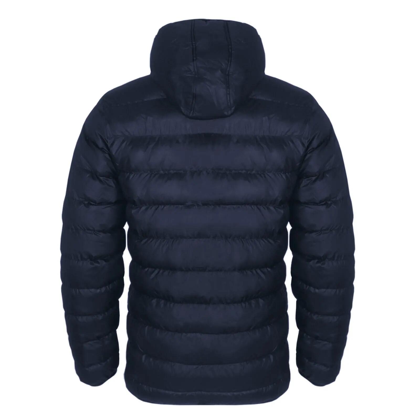 Boys Crest Quilted Jacket (Navy Blue) 4/6