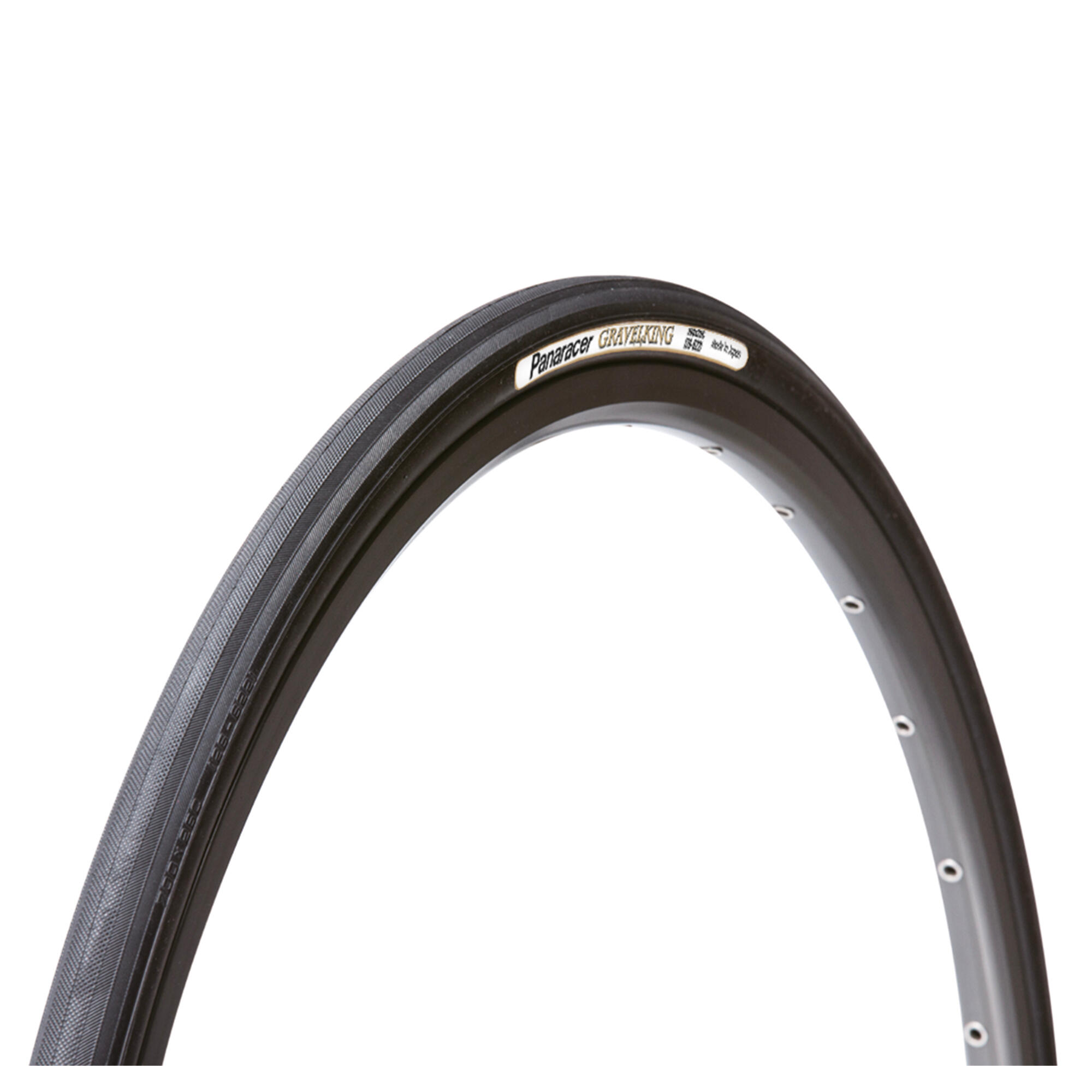 PANARACER Panaracer GravelKing Slick Folding Tyre Black/Black 700 x 23c