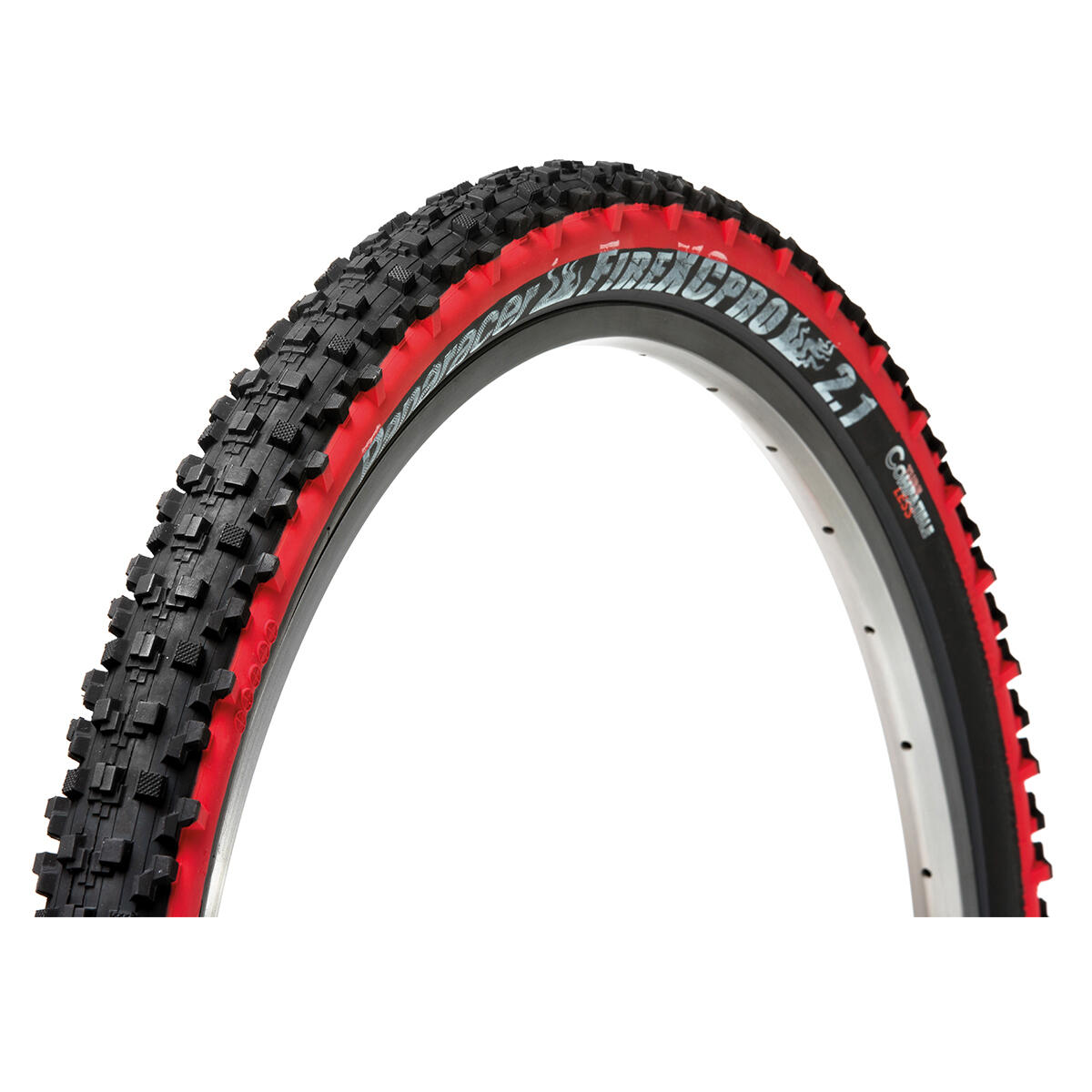 Panaracer Fire XC Pro Tubeless Compatible Folding Tyre Black/Red 26 x 2.10 1/1