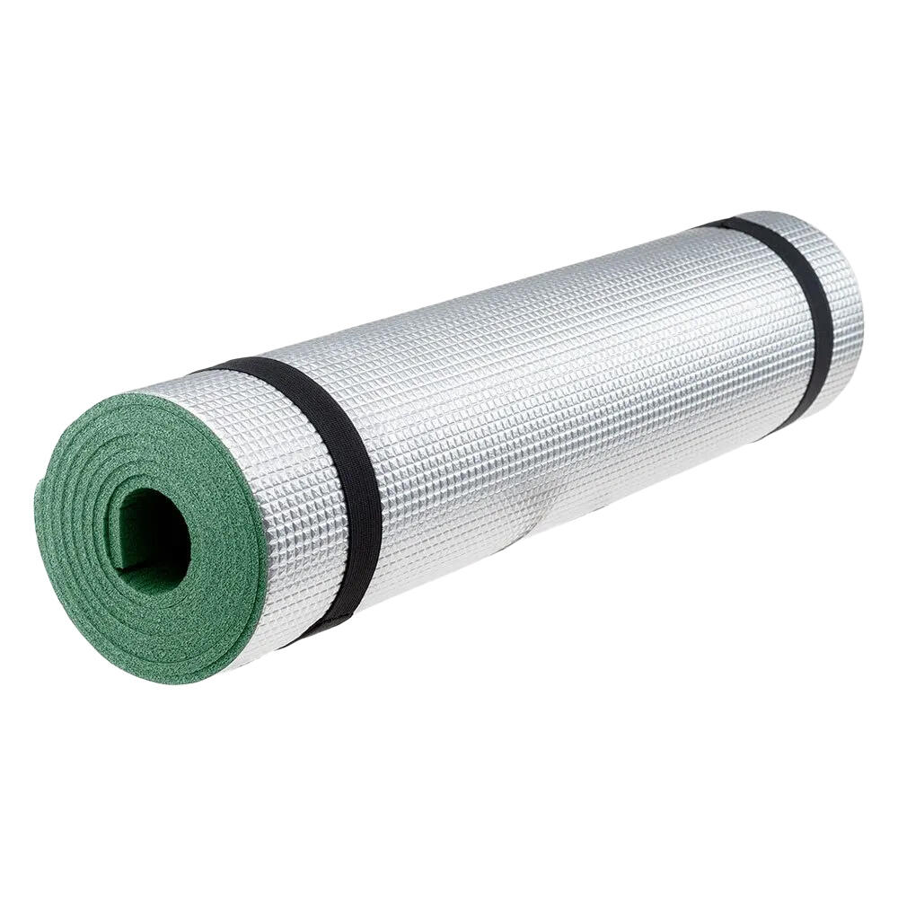 Tapis Plain Camping Mat (Silver/Green)