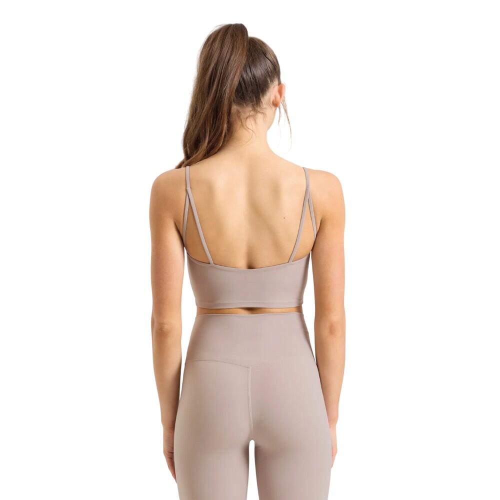 Reggiseno SportivoRiciclato Donna TriDri Pietra 2/4
