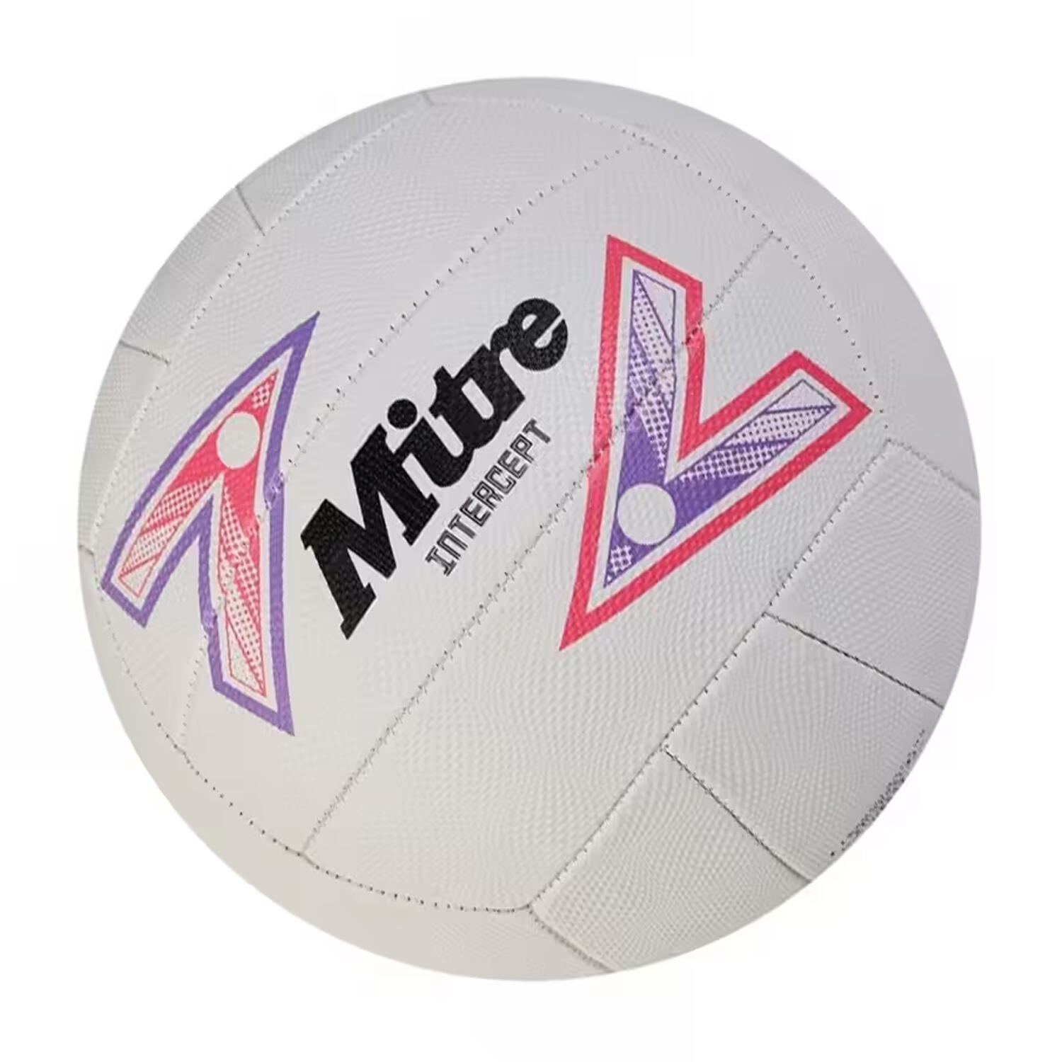 Netball Onda Mitre 2024 Intercept Bianco Bianco Viola Viola Rosa Rosa 4 2/2