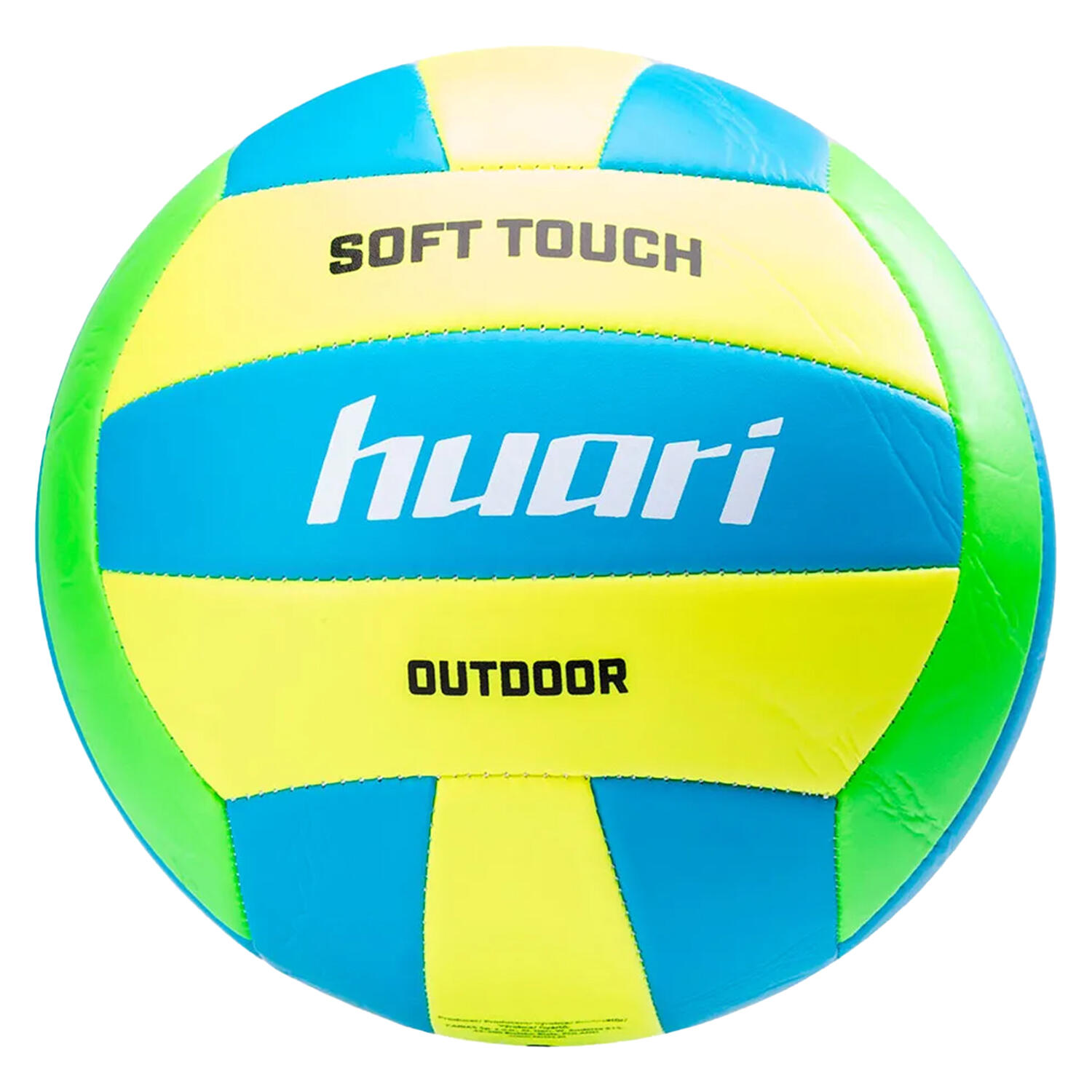 Huari - Ballon De Volleyball Softis (jaune / Bleu / Vert) - Ballon De Volley - Bleu|jaune|vert - Decathlon