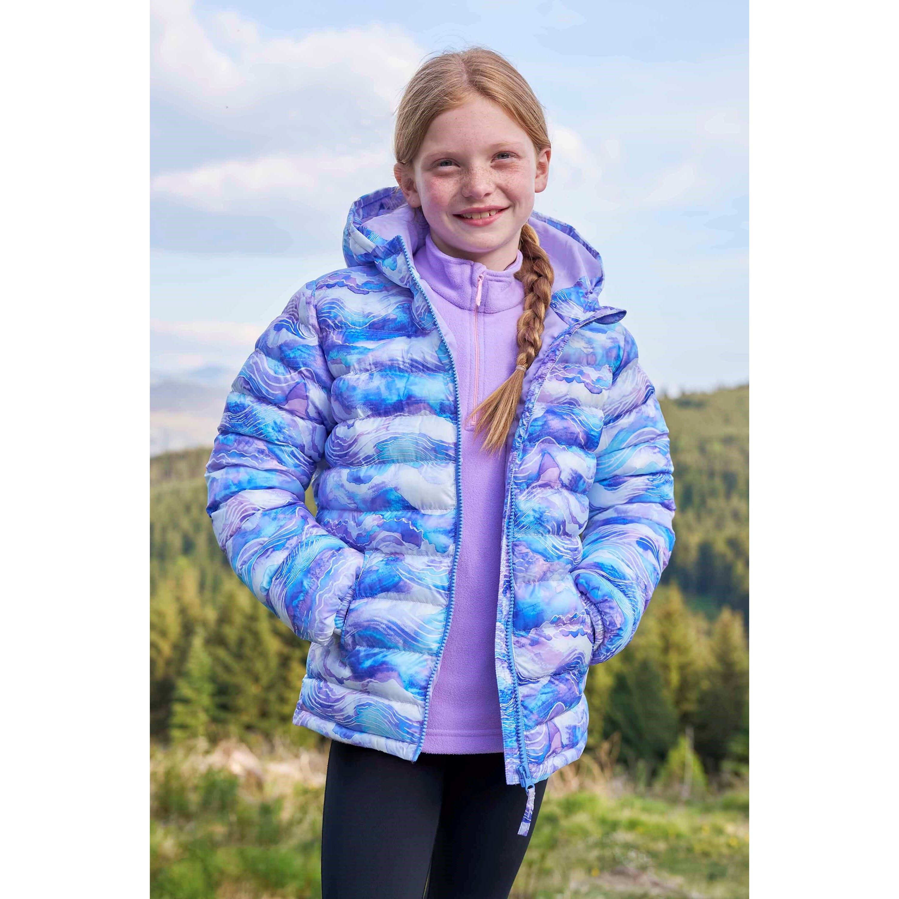 MOUNTAIN WAREHOUSE Seasons Giacca Imbottita Acquerello Bambini Mountain Warehouse Blu Pallido