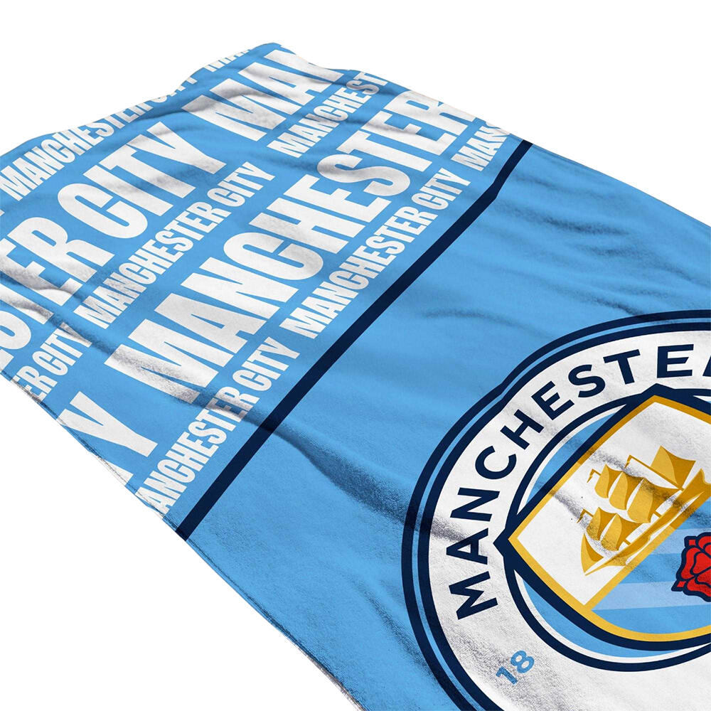 Cityzens Crest Towel (Sky Blue/White) 2/3