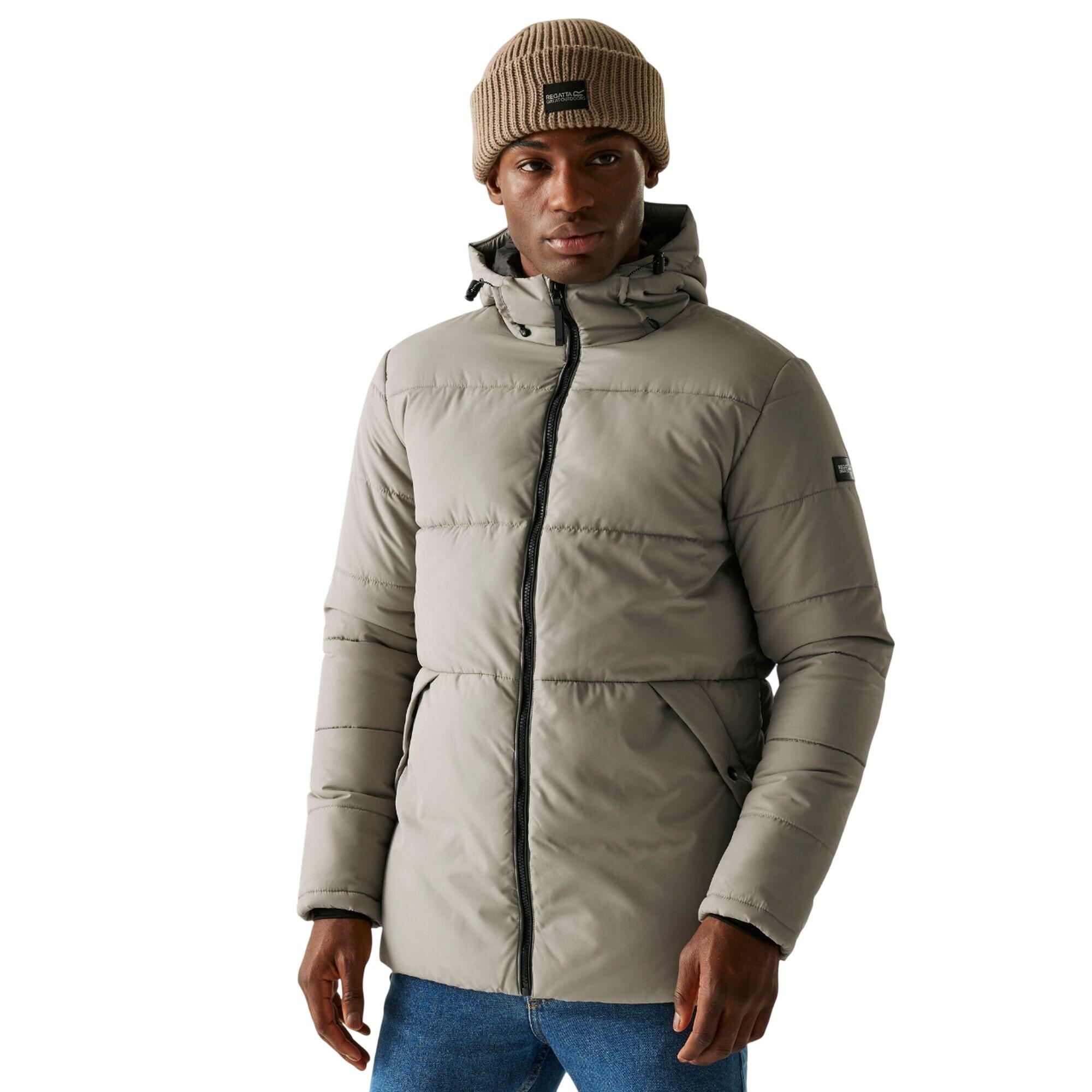 Veste Unie Matelassée MARSHDRAVE Homme (Beige / Noir) 3/5