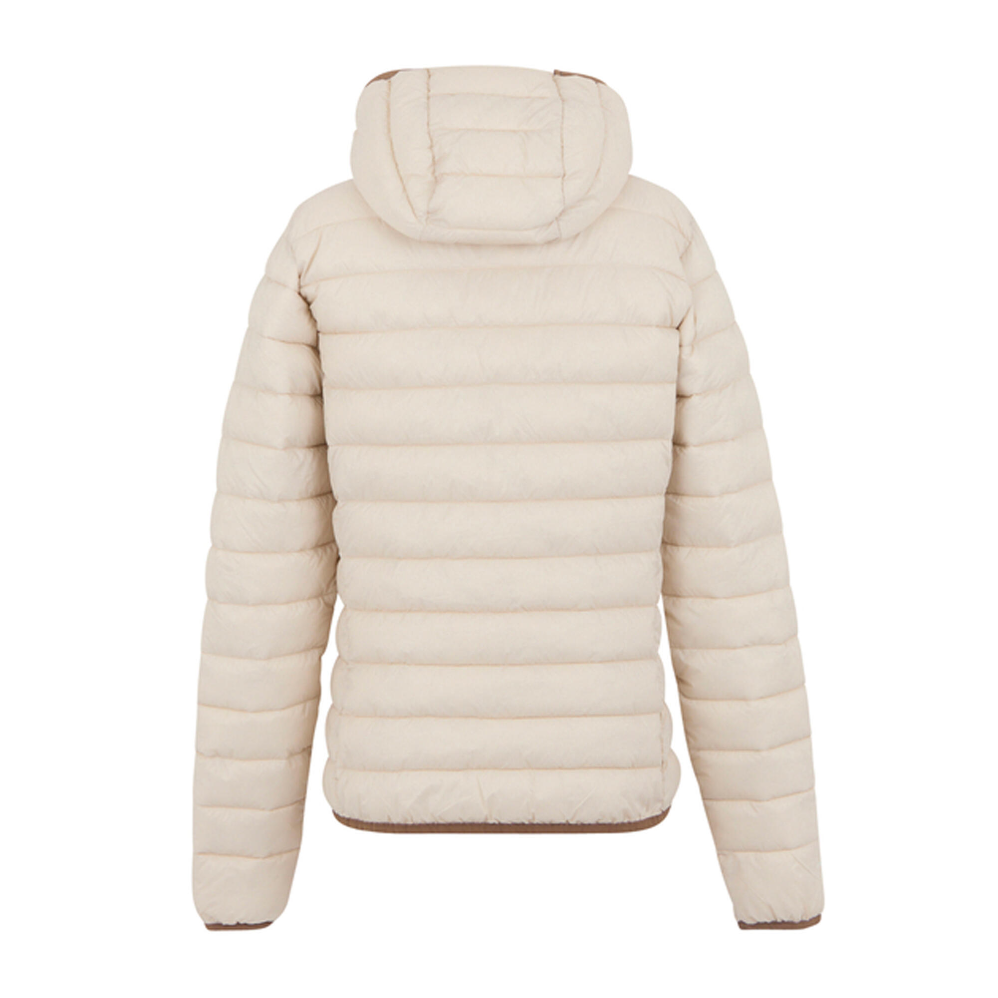 Womens/Ladies Marizion Hooded Padded Jacket (Perfectly Pale) 2/5