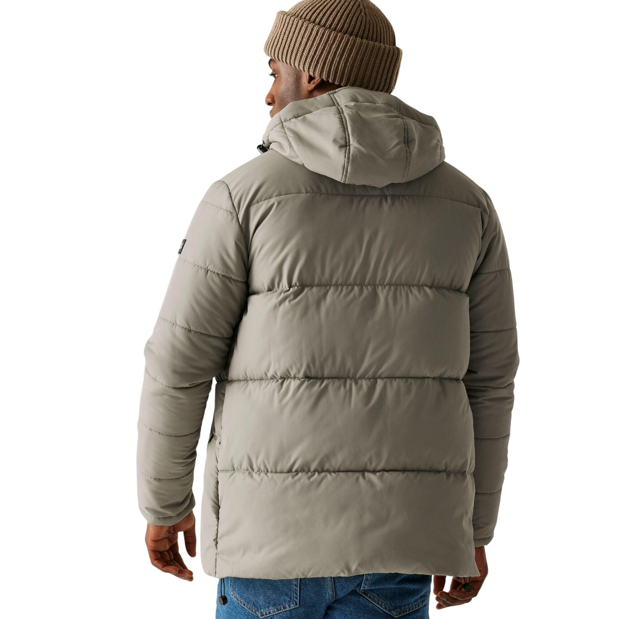 Veste Unie Matelassée MARSHDRAVE Homme (Beige / Noir) 4/5