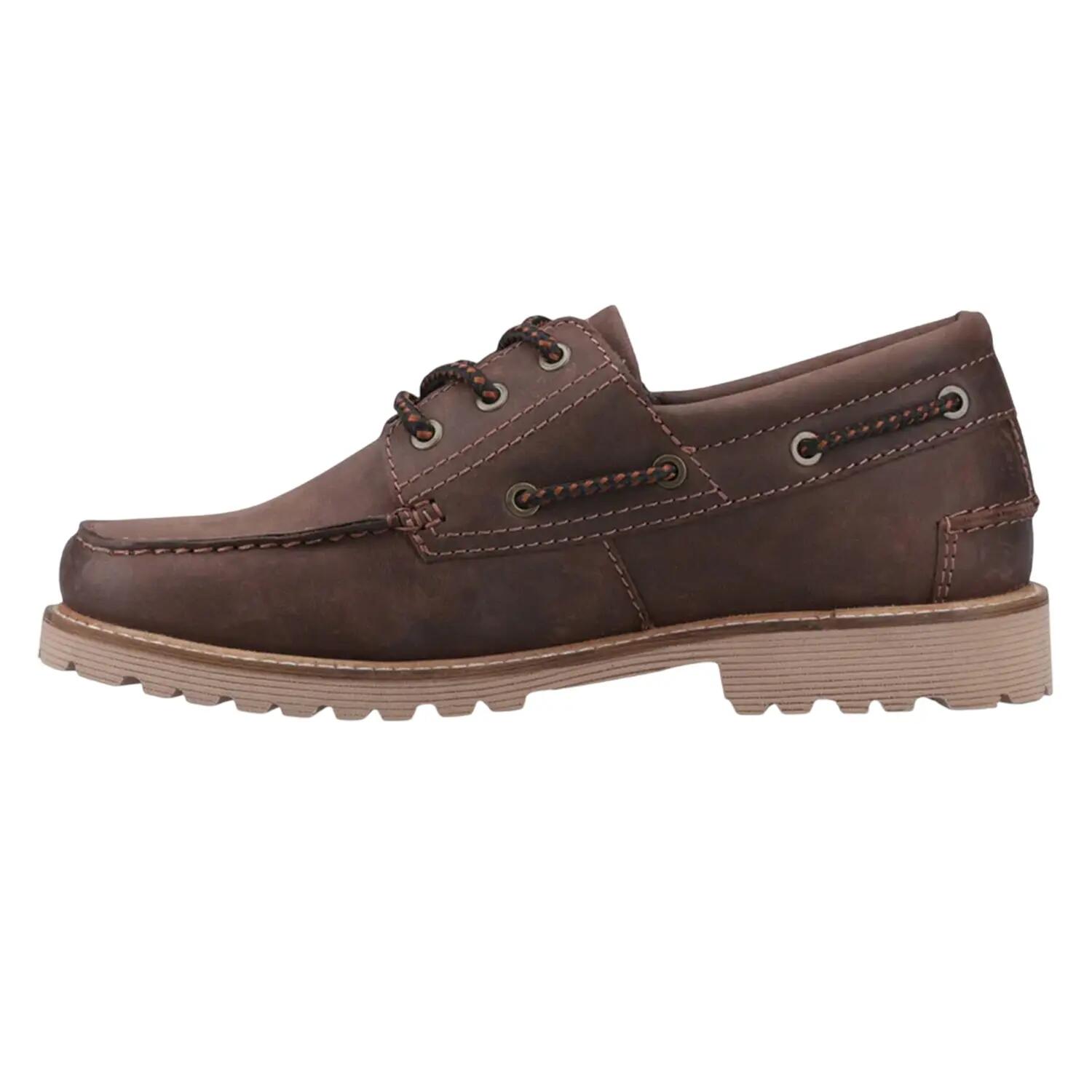 "Houston" Bootsschuhe für , Leder Herren Braun 4/5