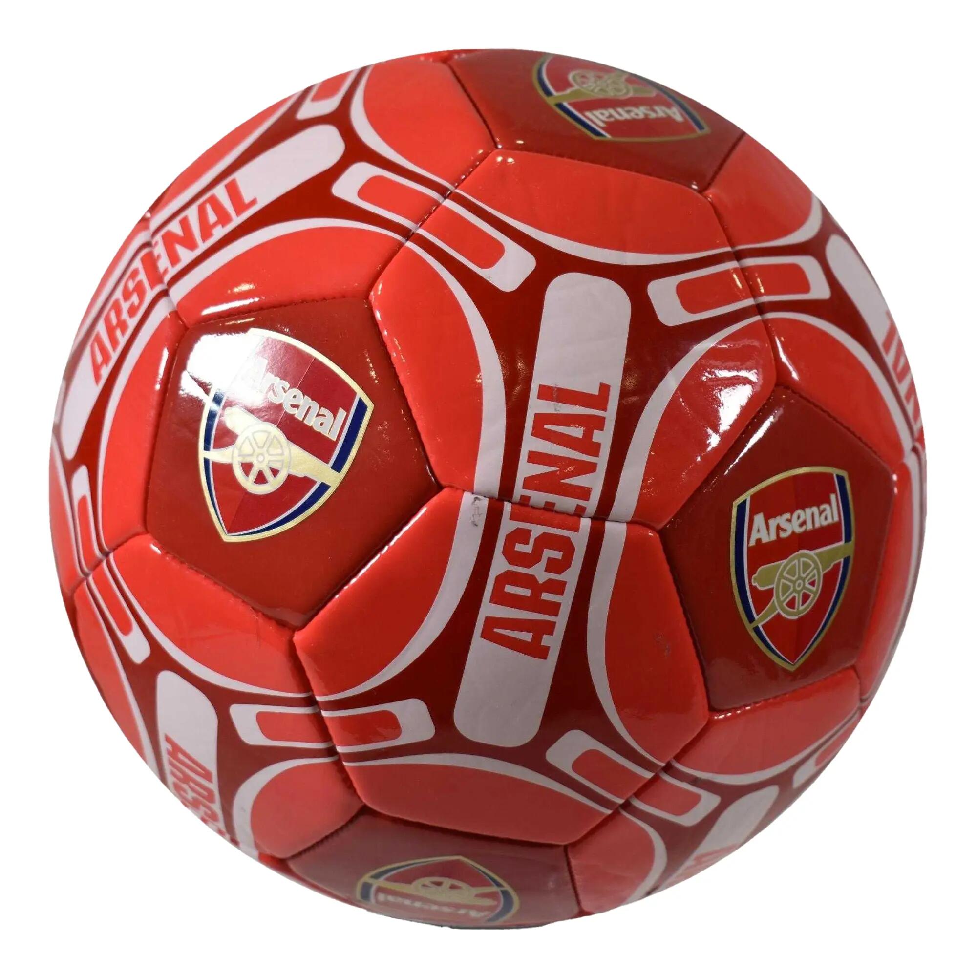 Crest Football (Red/White) 4 3/4