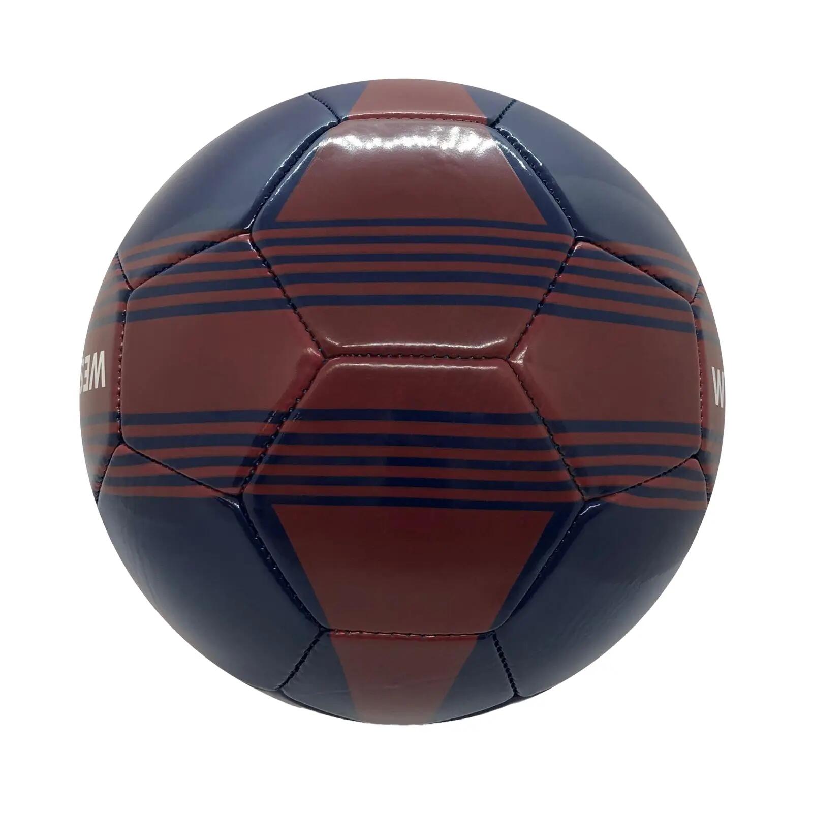 Ballon De Foot (Rouge Bordeaux) Taille 4 2/2