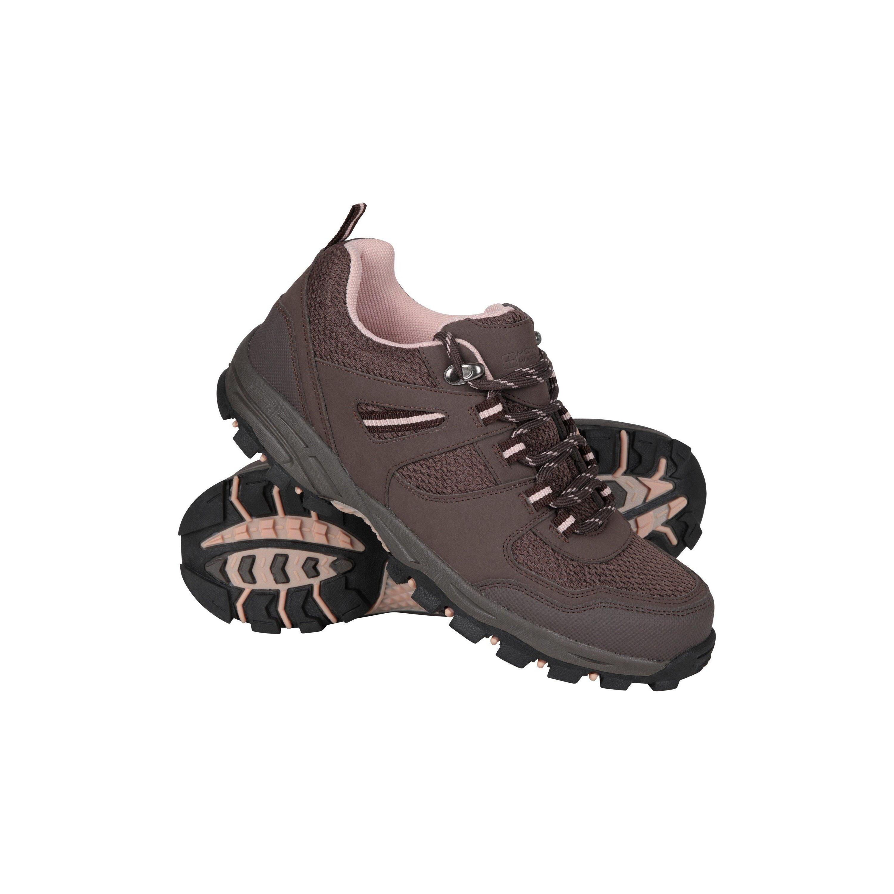 MOUNTAIN WAREHOUSE Womens/Ladies Mcleod Wide Walking Shoes (Dark Brown)