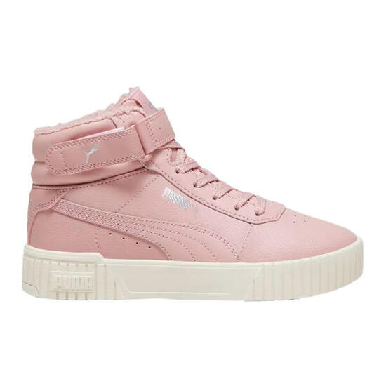 Kinder/Kinder Carina 2.0 Leren Halfhoge Winterlaarzen (Roze)