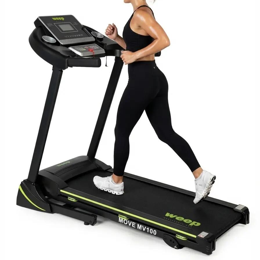 Bežecký Pás Elektrický Skladací Weep Move Výkonný 3 Stupne Sklonu 16km/h 120kg