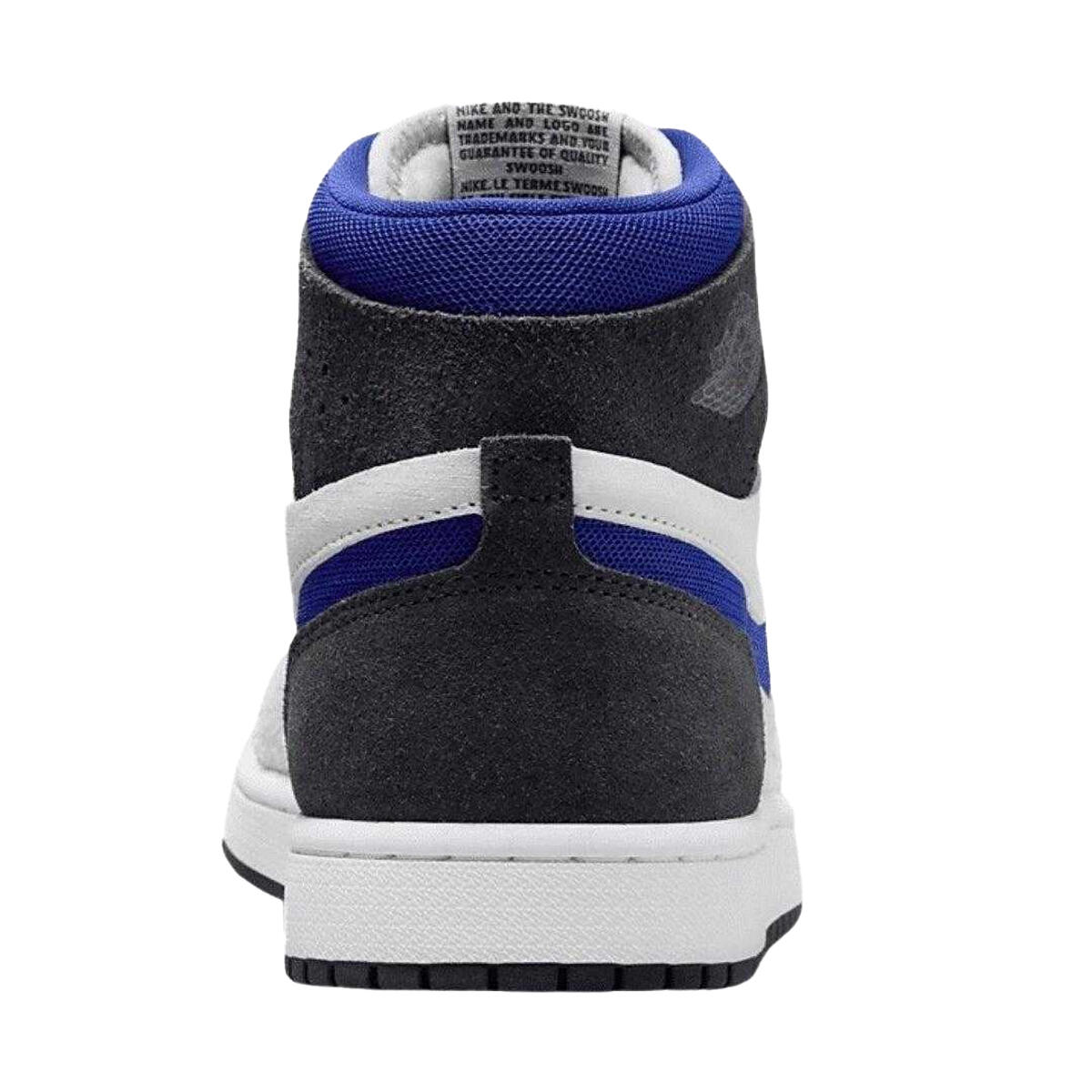 "Air Jordan 1" Sneaker für Damen, Leder Herren Weiß/Schwarz/Blau 2/4