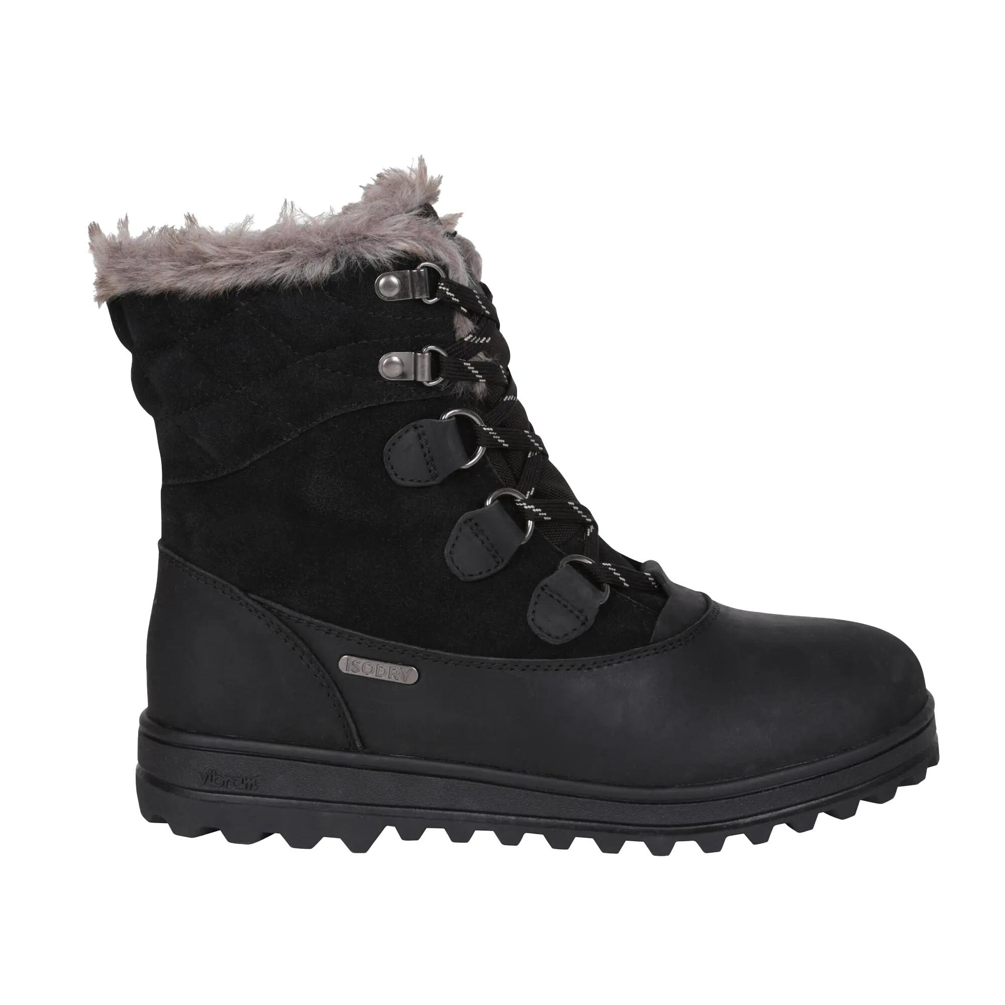 "Vostock" Schneestiefel für , Leder, Wasserfest Damen Schwarz 4/5
