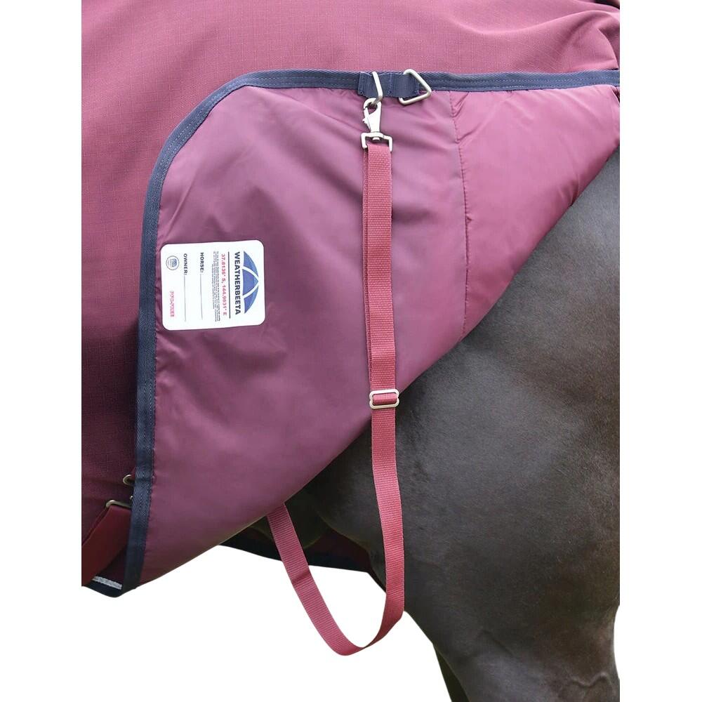 Comfitec Essential Collo Standard Coperta Per Cavalli Weatherbeeta Borgogna Blu 3/4