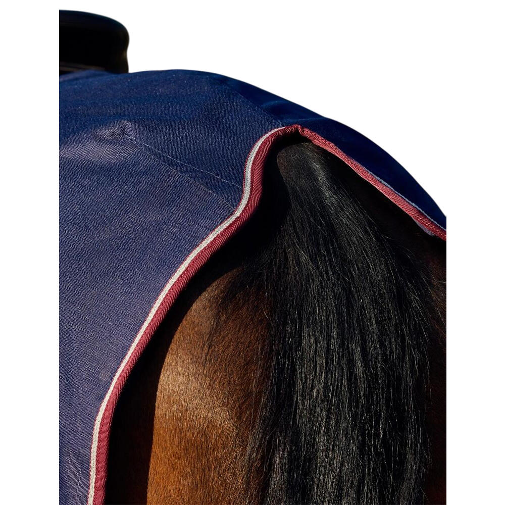 Cavallo Quartiere Scheda Weatherbeeta Essential Blu Navy Borgogna 3/3