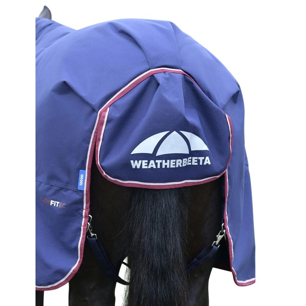 Comfitec Essential Combo Neck 50g Horse Turnout Rug (Navy/Burgundy) 2/4