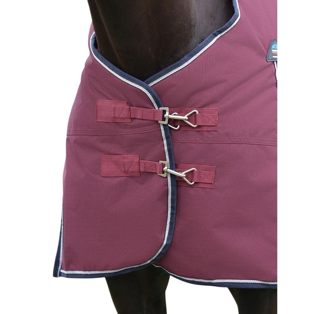 Comfitec Essential Collo Standard Coperta Per Cavalli Weatherbeeta Borgogna Blu 4/4
