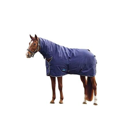 Comfitec Tyro" ComboKragen 360 g Pferdedecke Damen und Herren Marine/Holzkohle