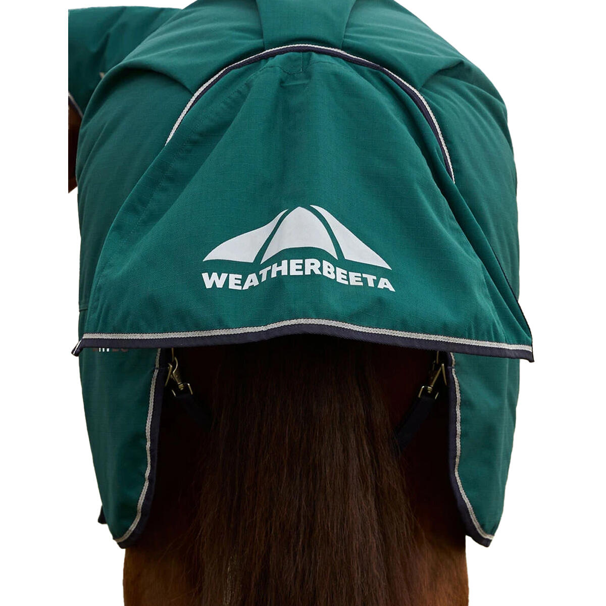 Couverture D´extérieur Pour Chevaux COMFITEC PLUS DYNAMIC (Vert Forêt / Bleu 2/4
