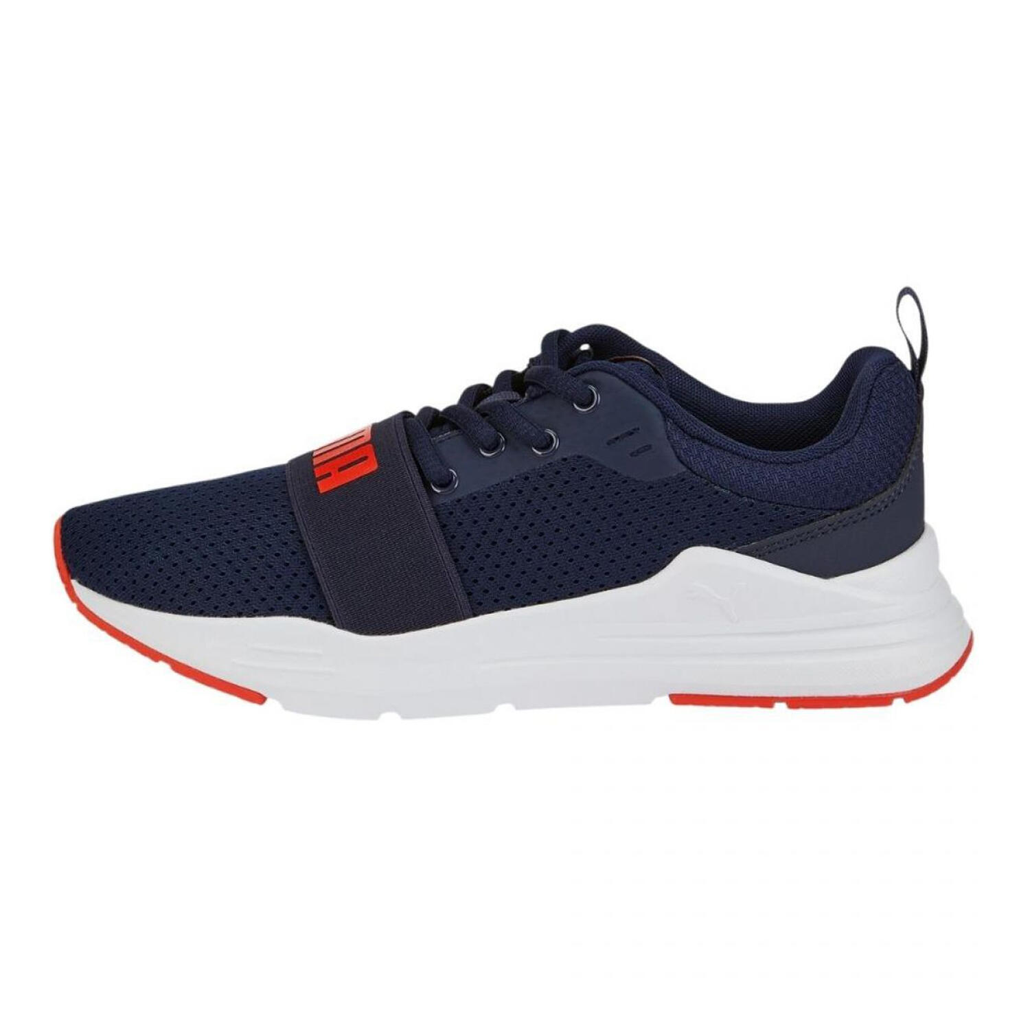 Bedrade hardlooptrainers voor kinderen (Marineblauw/Wit) 3/5