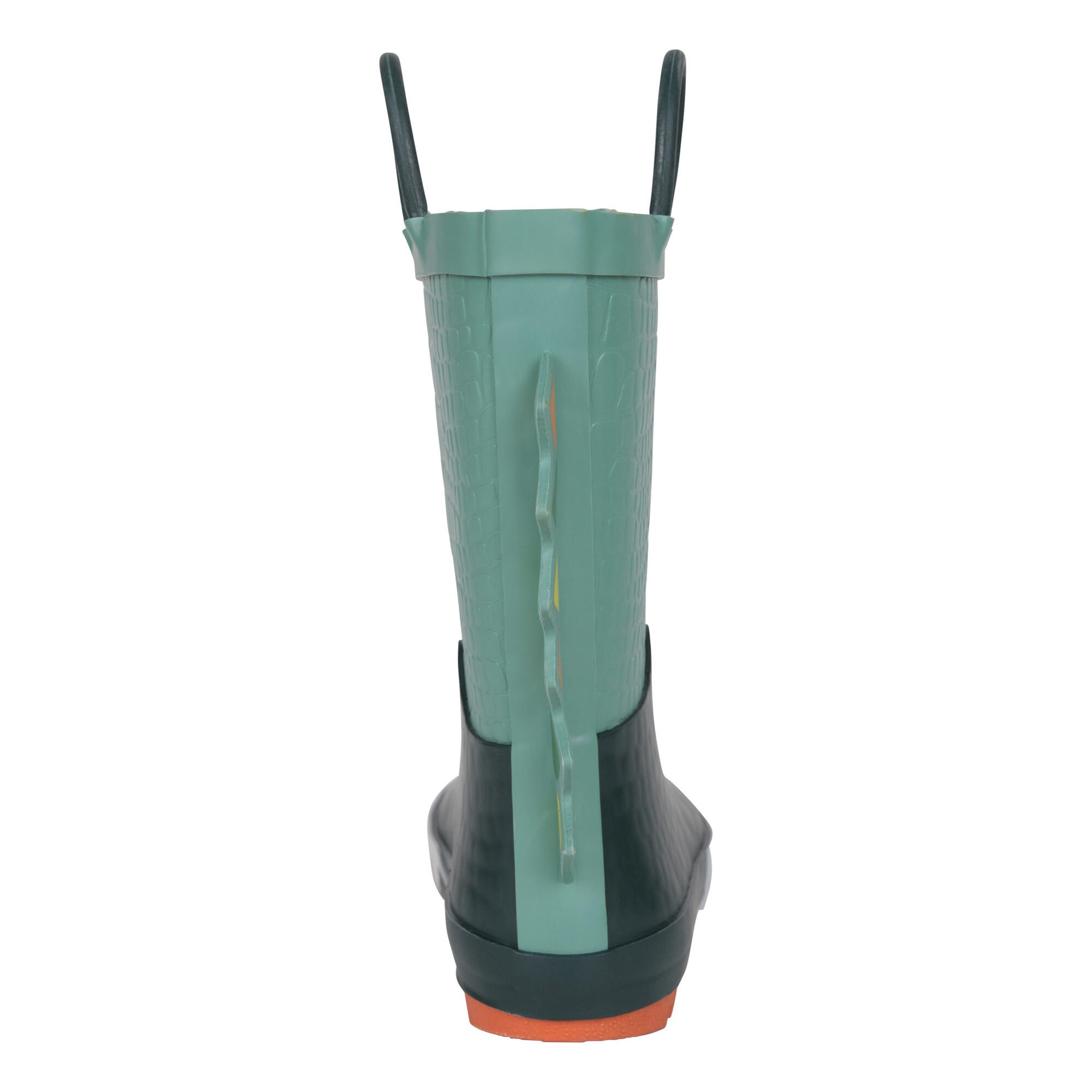 Bottes De Pluie Motif/style Crocodile Enfant (Vert) 2/4