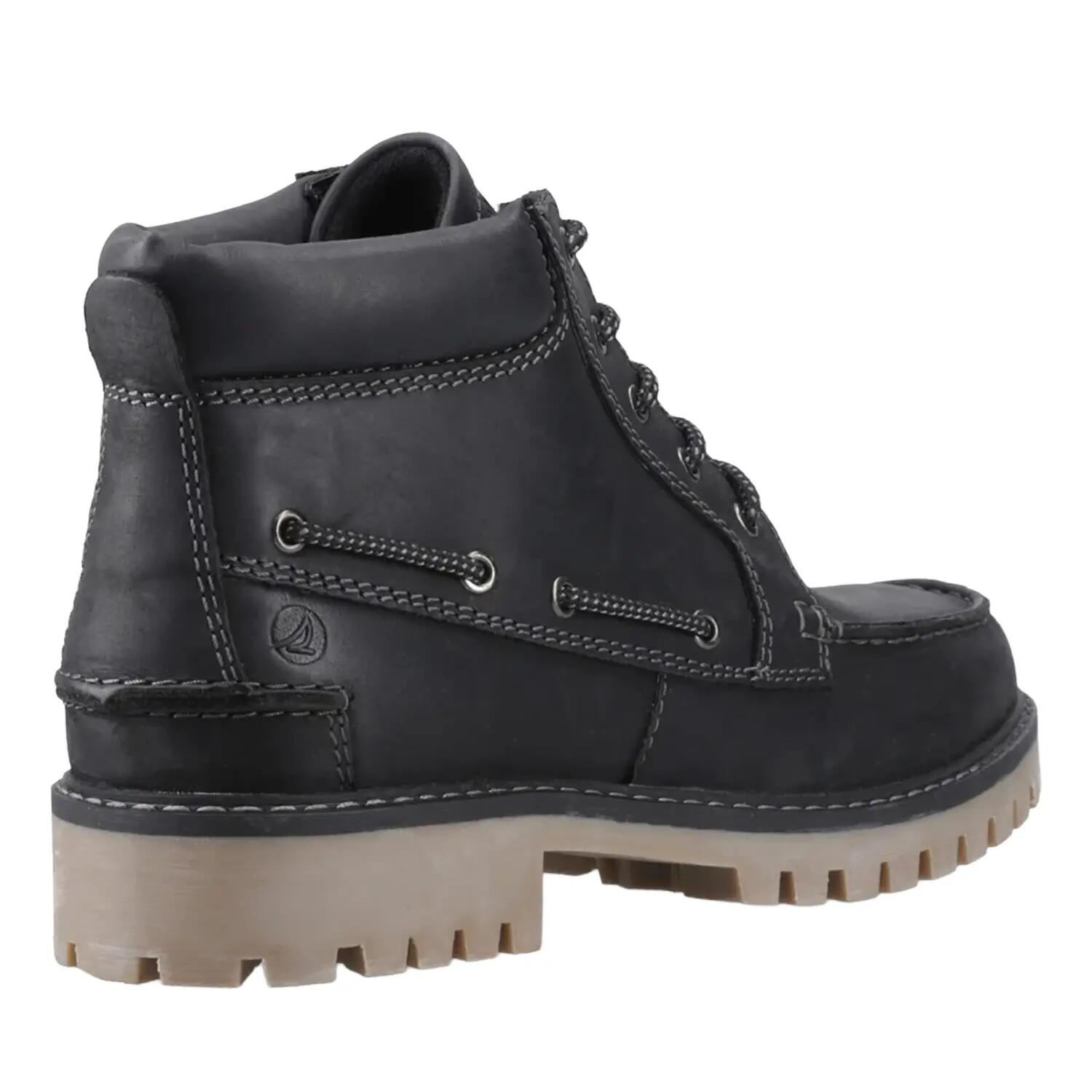 Mens Baltimore Leather Boots (Black) 2/5