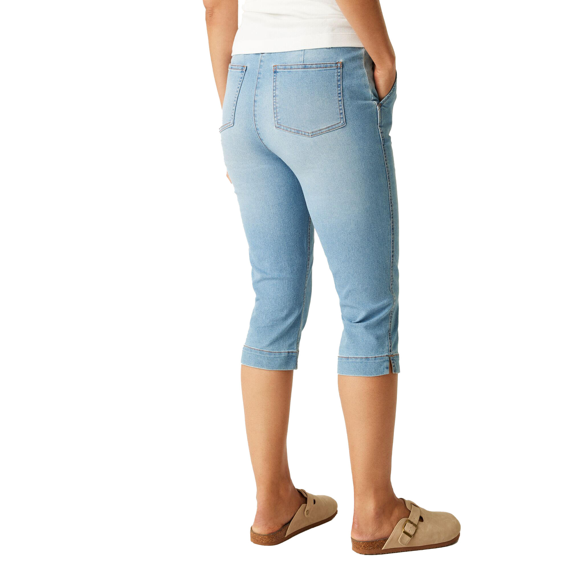 Pantacourt BAYLETTA Femme (Bleu Clair) 4/5