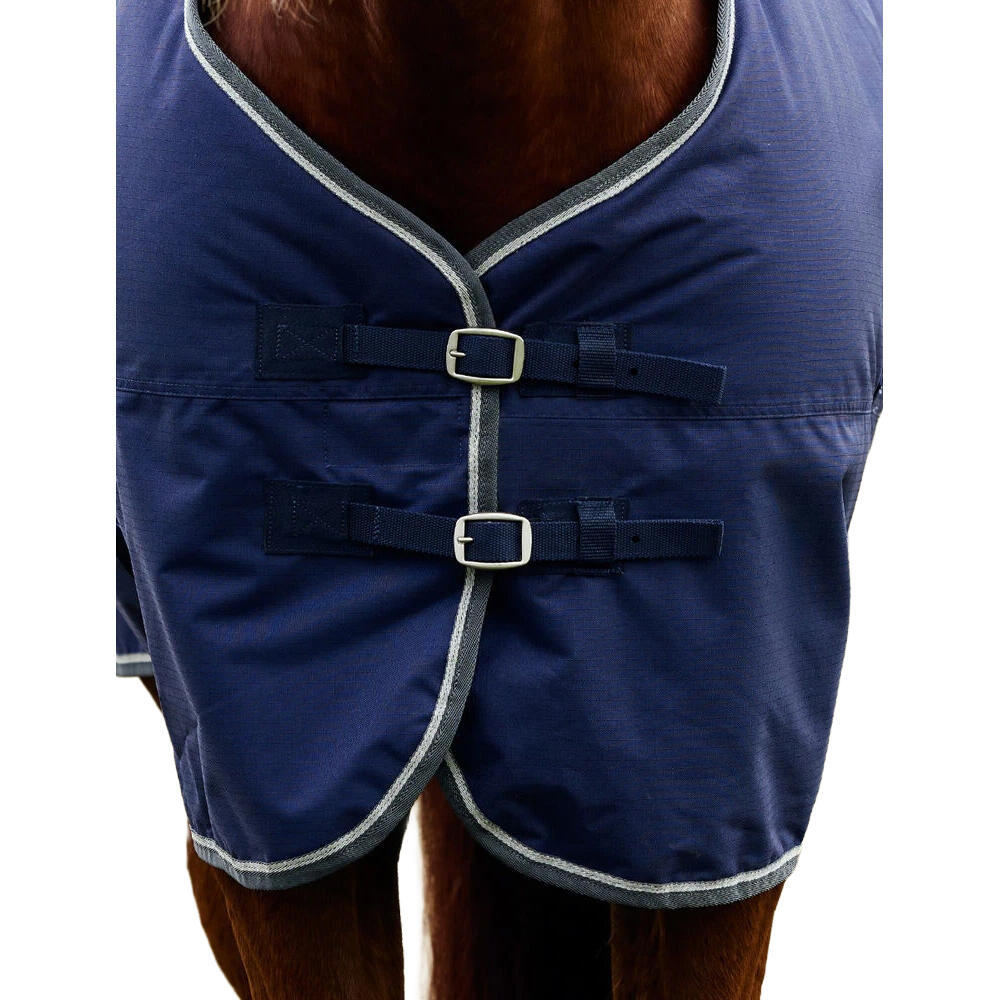 Comfitec Tyro StandardNeck 50g Horse Turnout Rug (Navy/Charcoal) 3/4