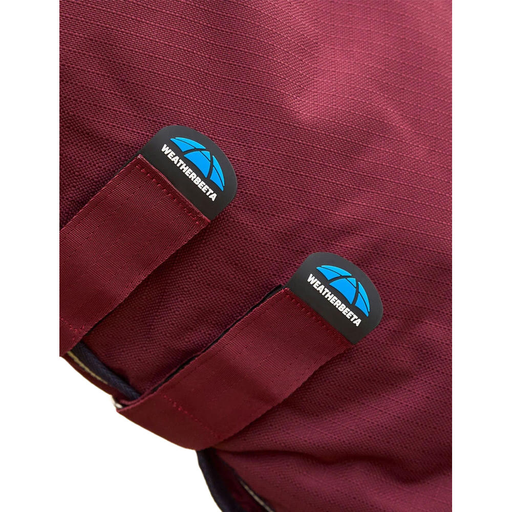 Combo Neck 220g Horse Turnout Rug (Burgundy/Navy) 3/4