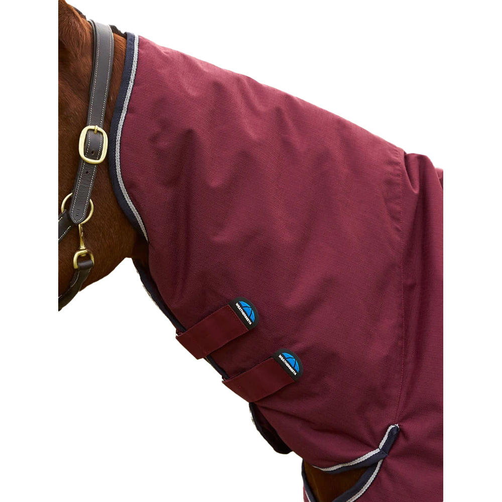 Combo Neck 220g Horse Turnout Rug (Burgundy/Navy) 4/4