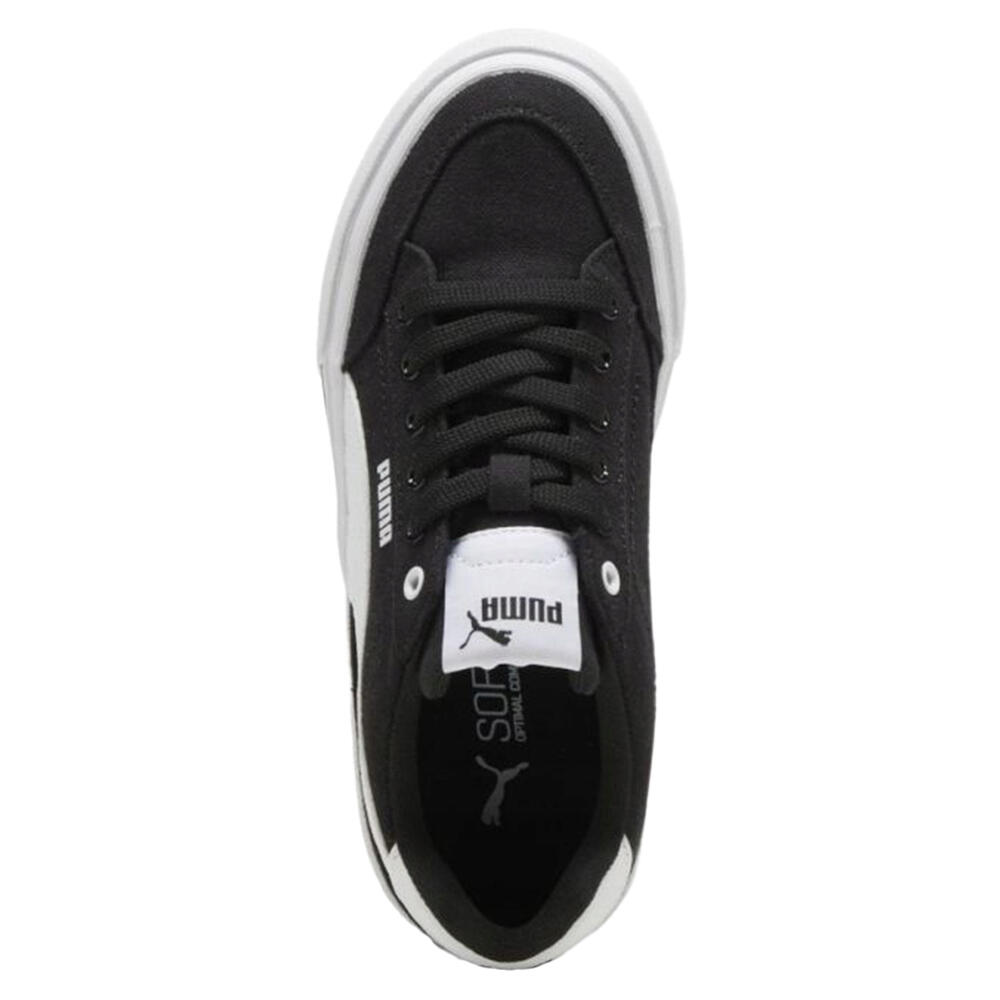 Scarpe Sportive Bambini Puma Court Classic Vulc FS Bianco Nero 2/3