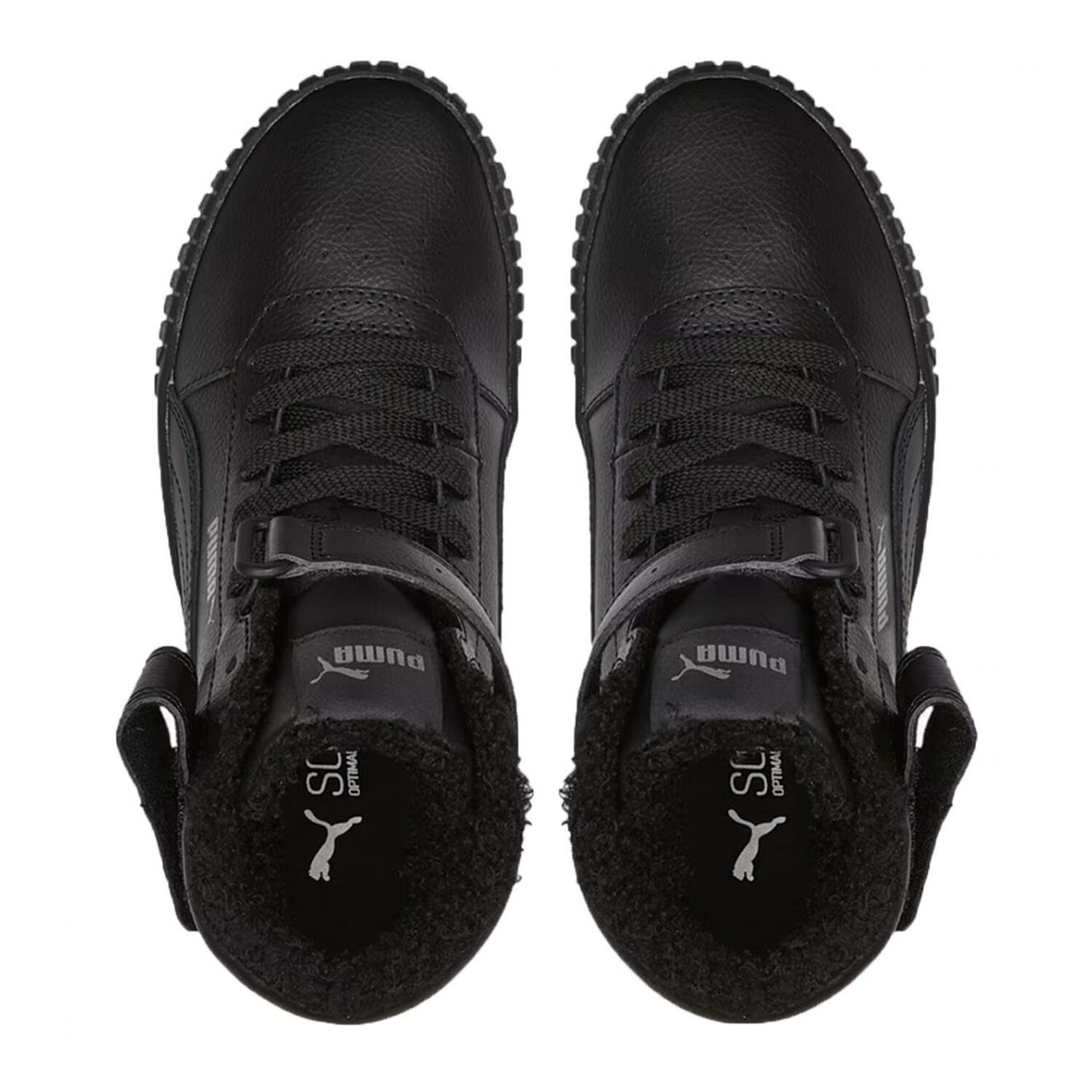Botas de Invierno de Cuero Carina 2.0 para Niños/Niñas Negro 3/4