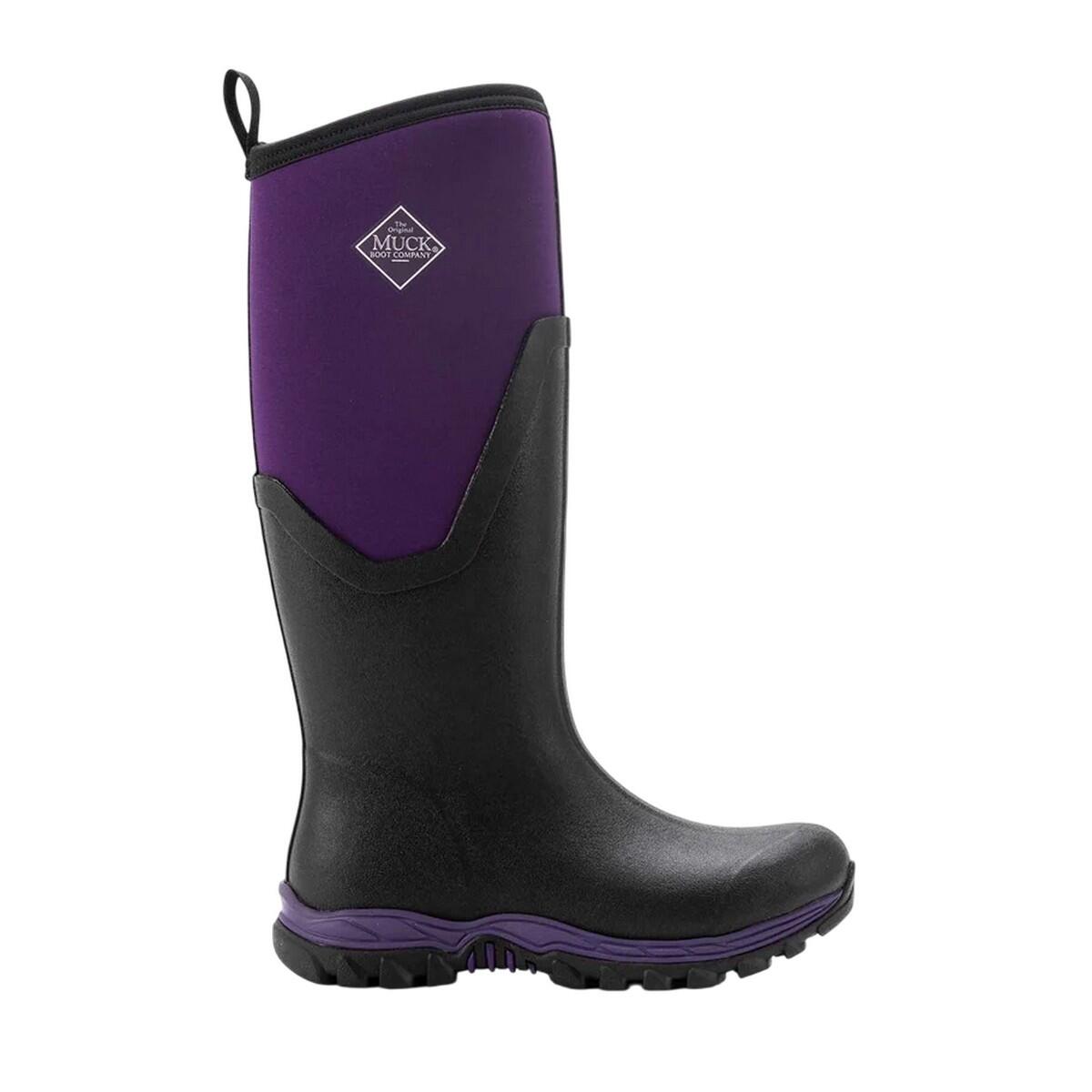Bottes De Pluie Coupe Haute ARCTIC SPORT Femme (Noir / Açaï) 4/4