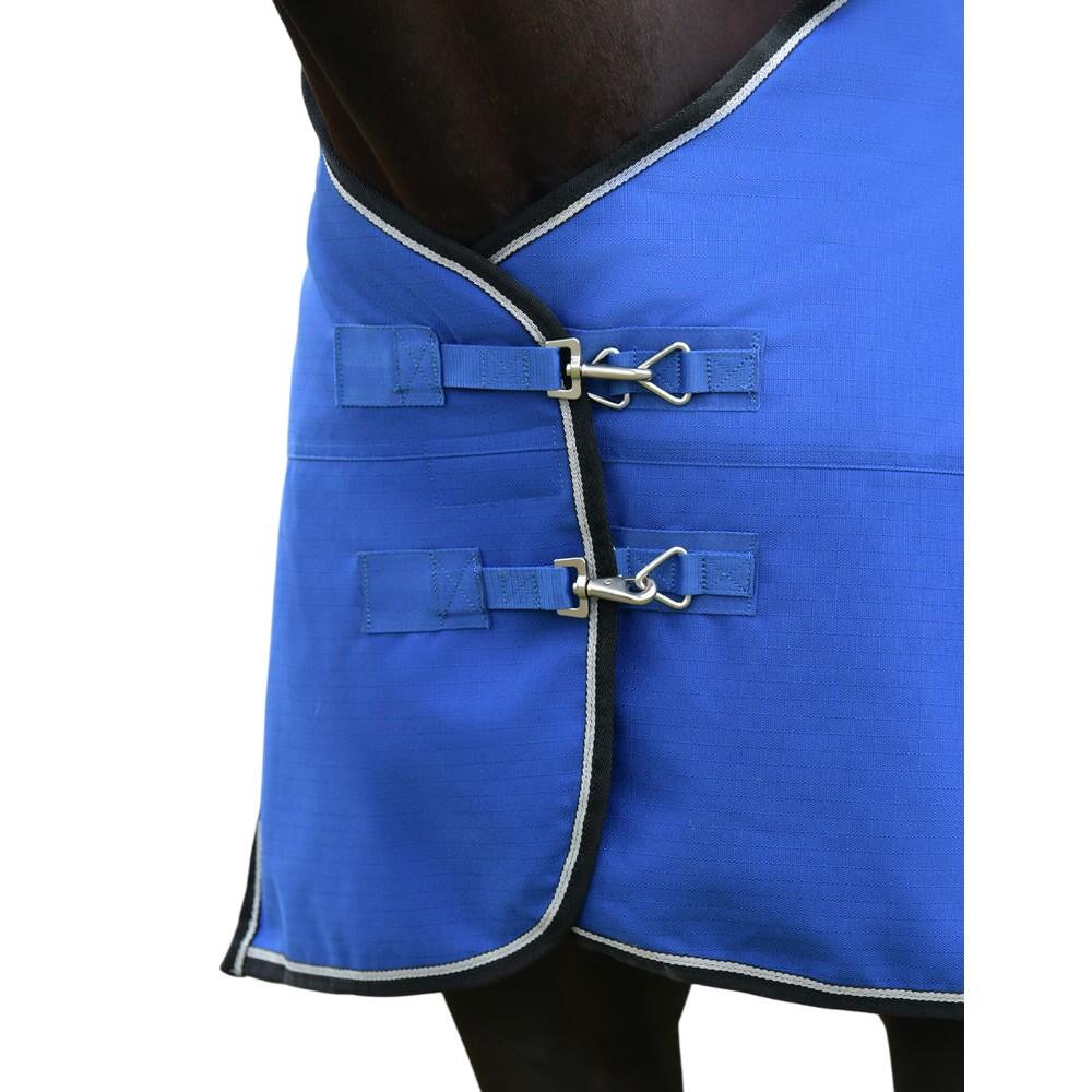 Comfitec Essential 220g Horse Turnout Rug (Cobalt/Black) 3/4
