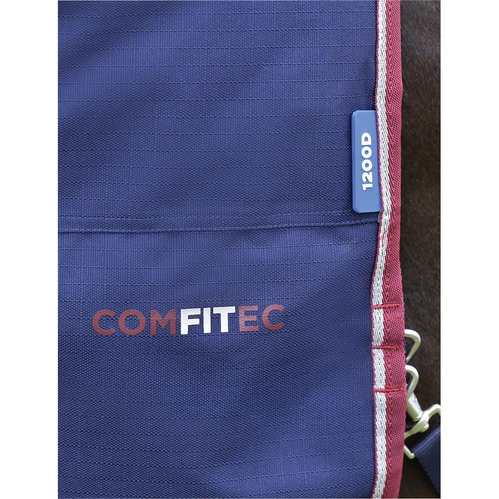 Comfitec Essential 220g Horse Turnout Rug (Navy/Burgundy) 4/4
