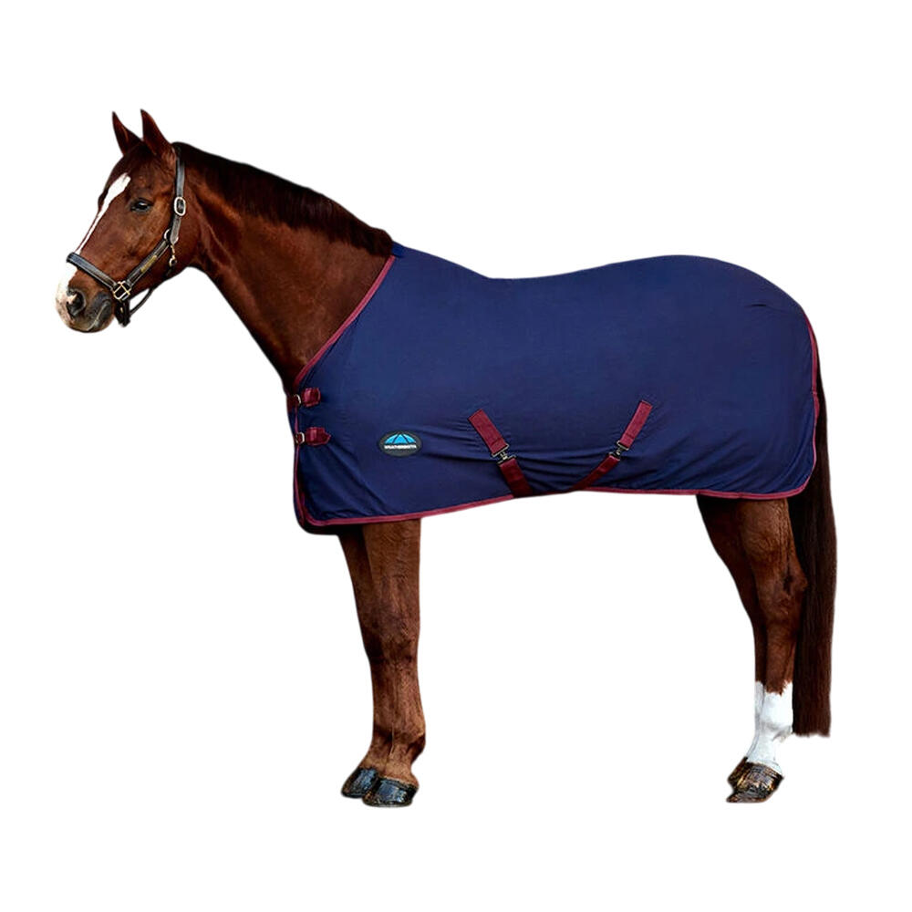 StandardNeck Horse Exercise Sheet (Navy/Burgundy) 1/4