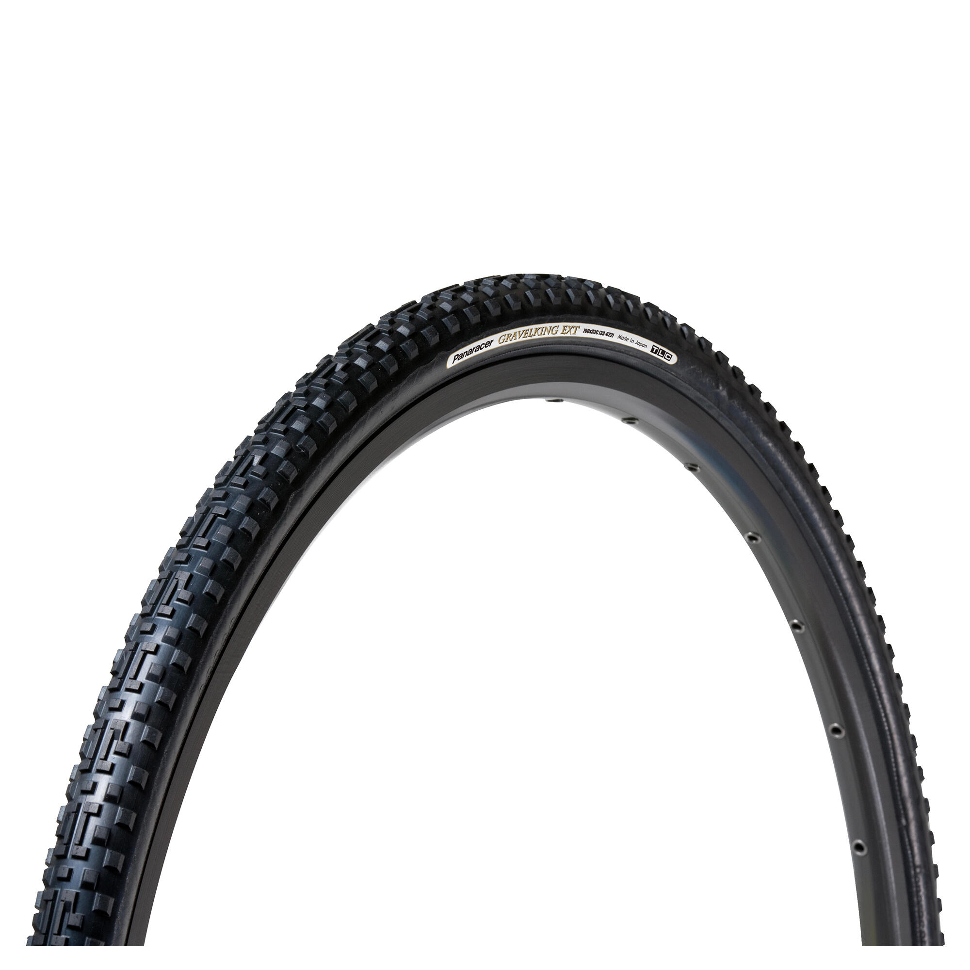 Panaracer GravelKing EXT TLC Folding Tyre Black/Black 700 x 33c 1/1