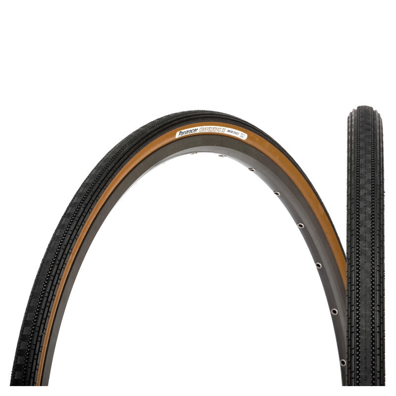 Gravelking Semi Slick Folding Tyre - 28'' - Noir/Marron