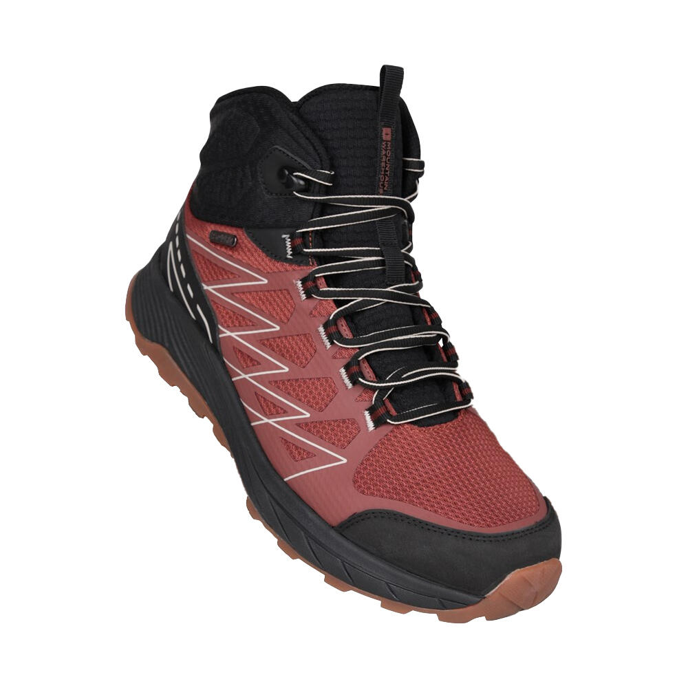 MOUNTAIN WAREHOUSE Mens Alder Waterproof Hiking Boots (Rust)