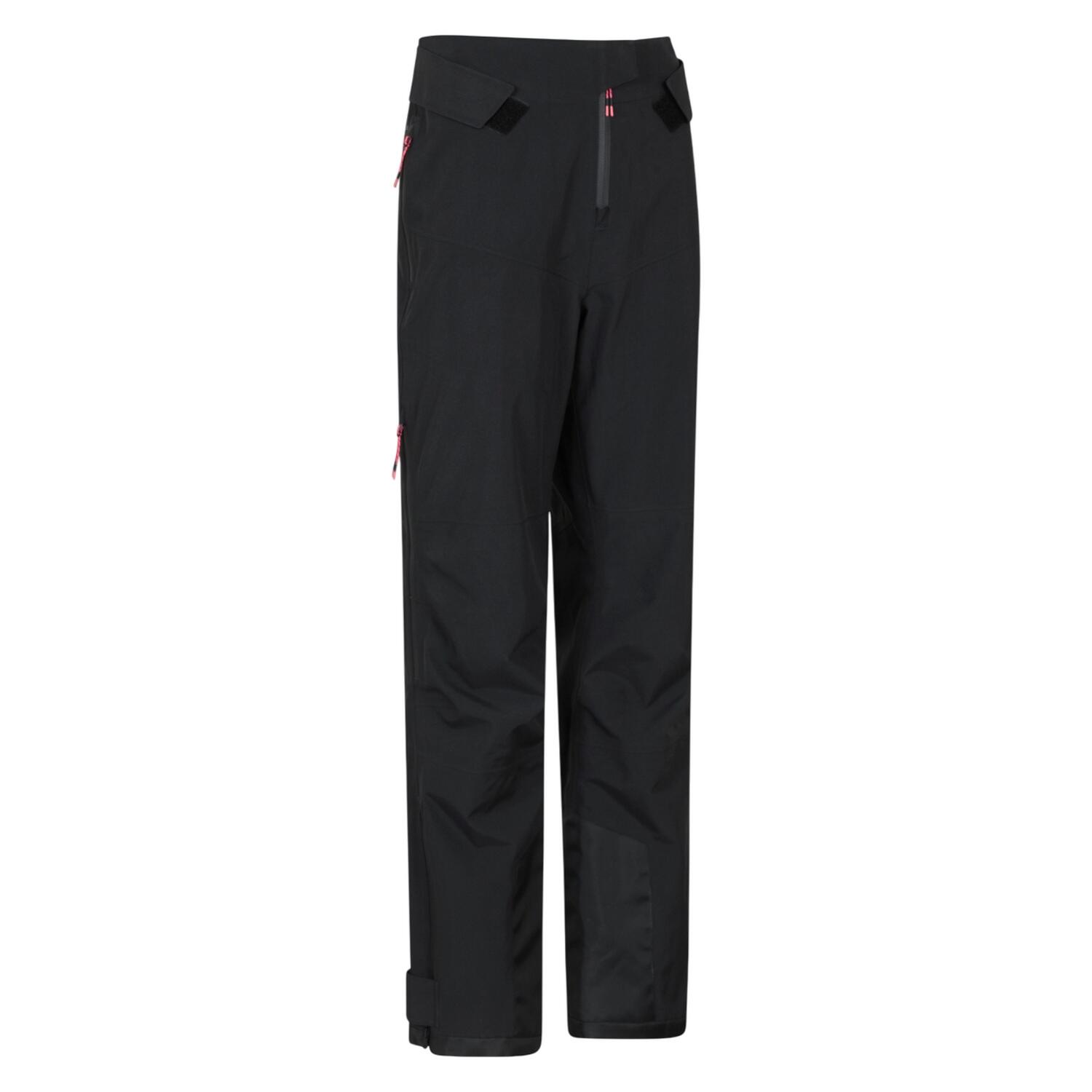 Donna 3 Strati Pantaloni Da Sci Mountain Warehouse Cortina Extreme Nero 3/4