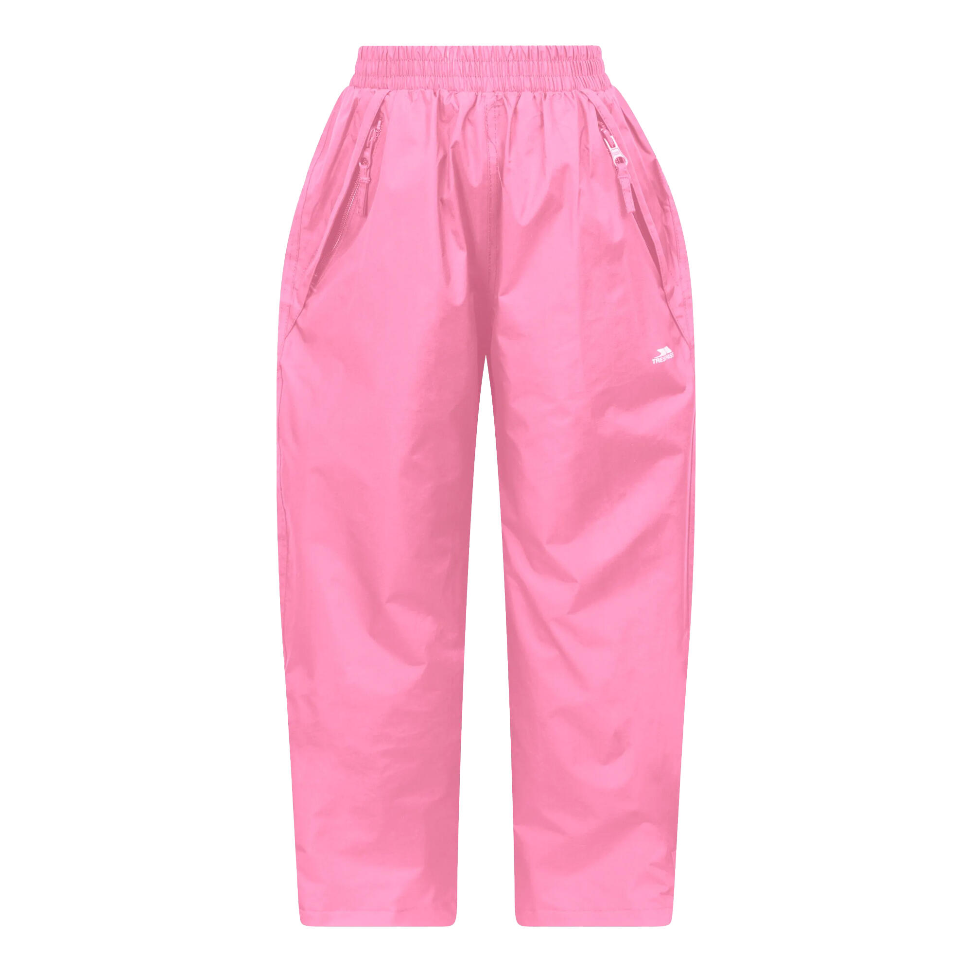 TRESPASS Childrens/Kids Echo Waterproof Trousers (Sweet Pink)