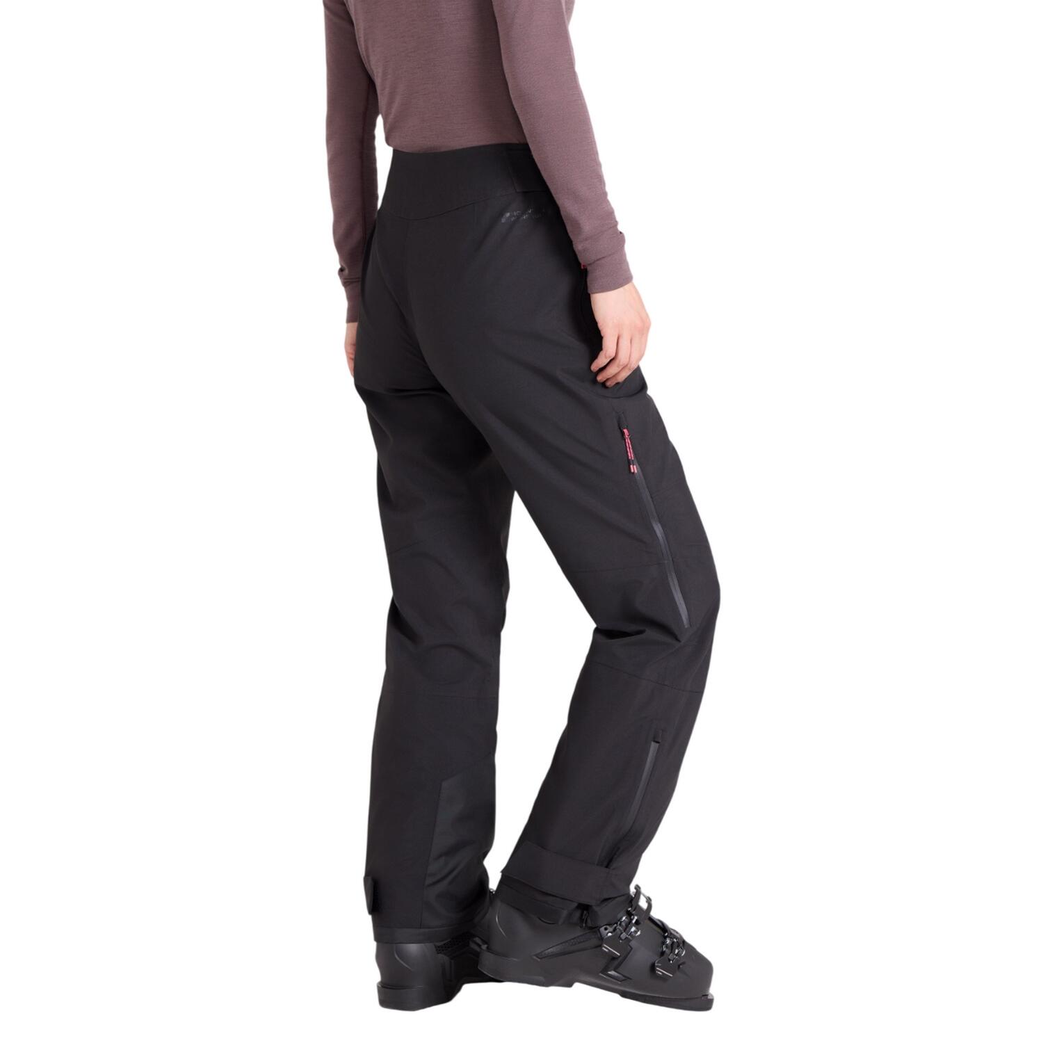 Donna 3 Strati Pantaloni Da Sci Mountain Warehouse Cortina Extreme Nero 2/4